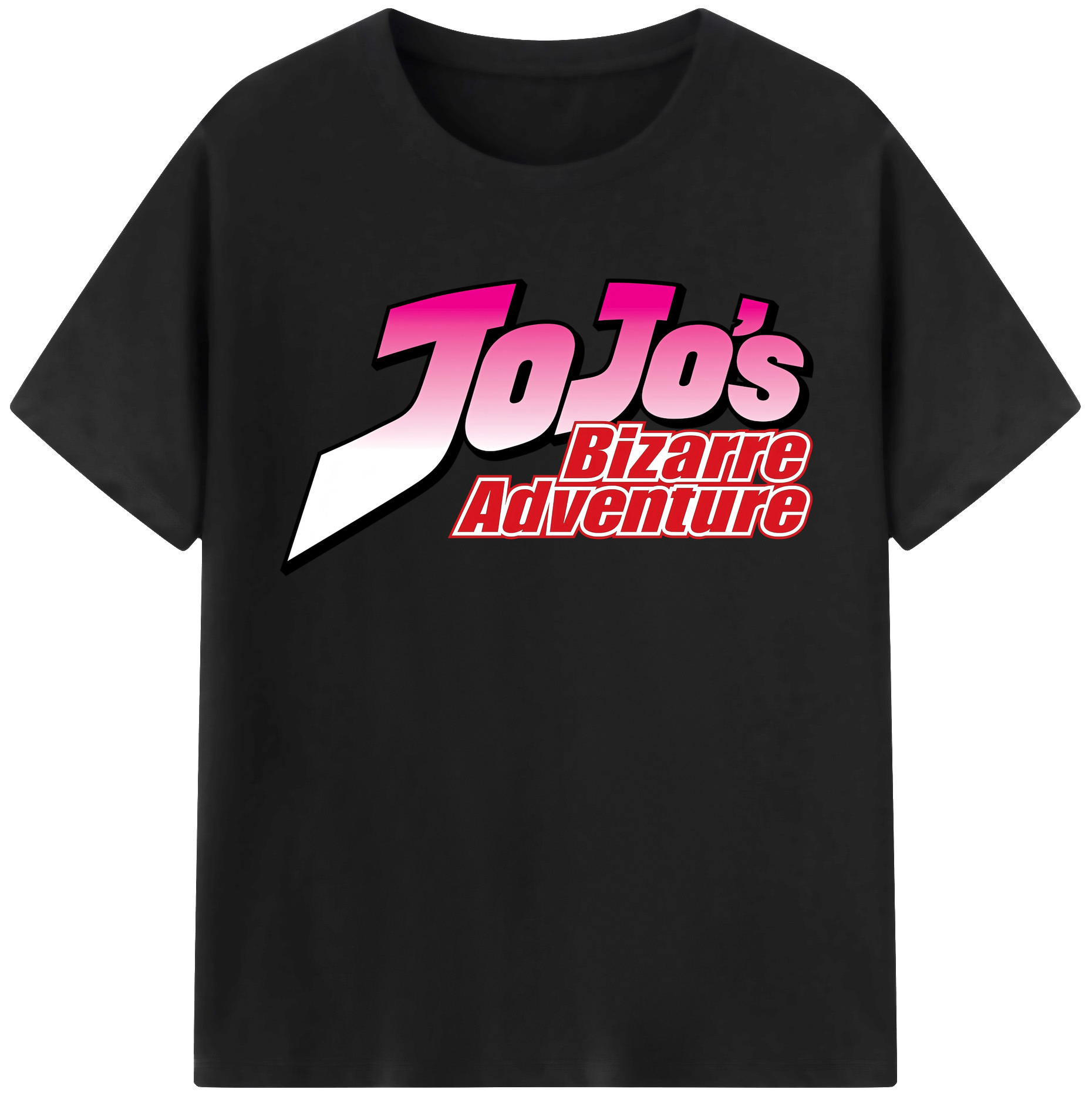 （画像用） ジョジョの奇妙な冒険 JoJo's Bizarre Adventure 綿100％半袖Tシャツ（フロントプリント）