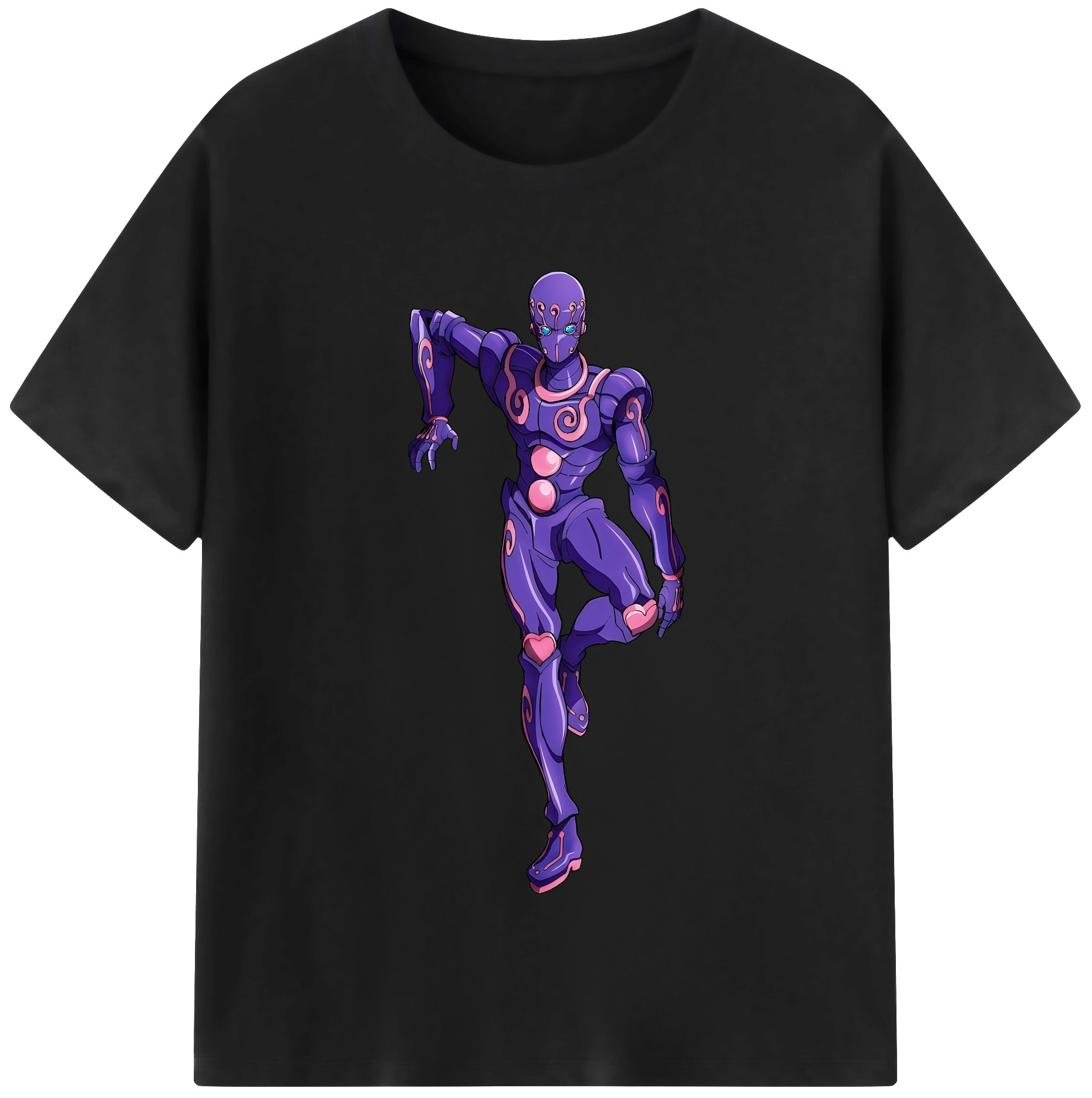 （画像用） ジョジョの奇妙な冒険 JoJo's Bizarre Adventure 綿100％半袖Tシャツ（フロントプリント）