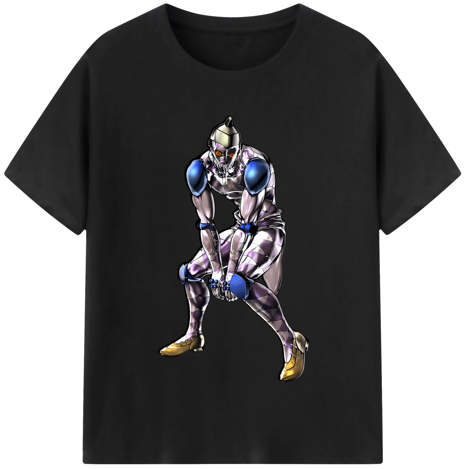 （画像用） ジョジョの奇妙な冒険 JoJo's Bizarre Adventure 綿100％半袖Tシャツ（フロントプリント）