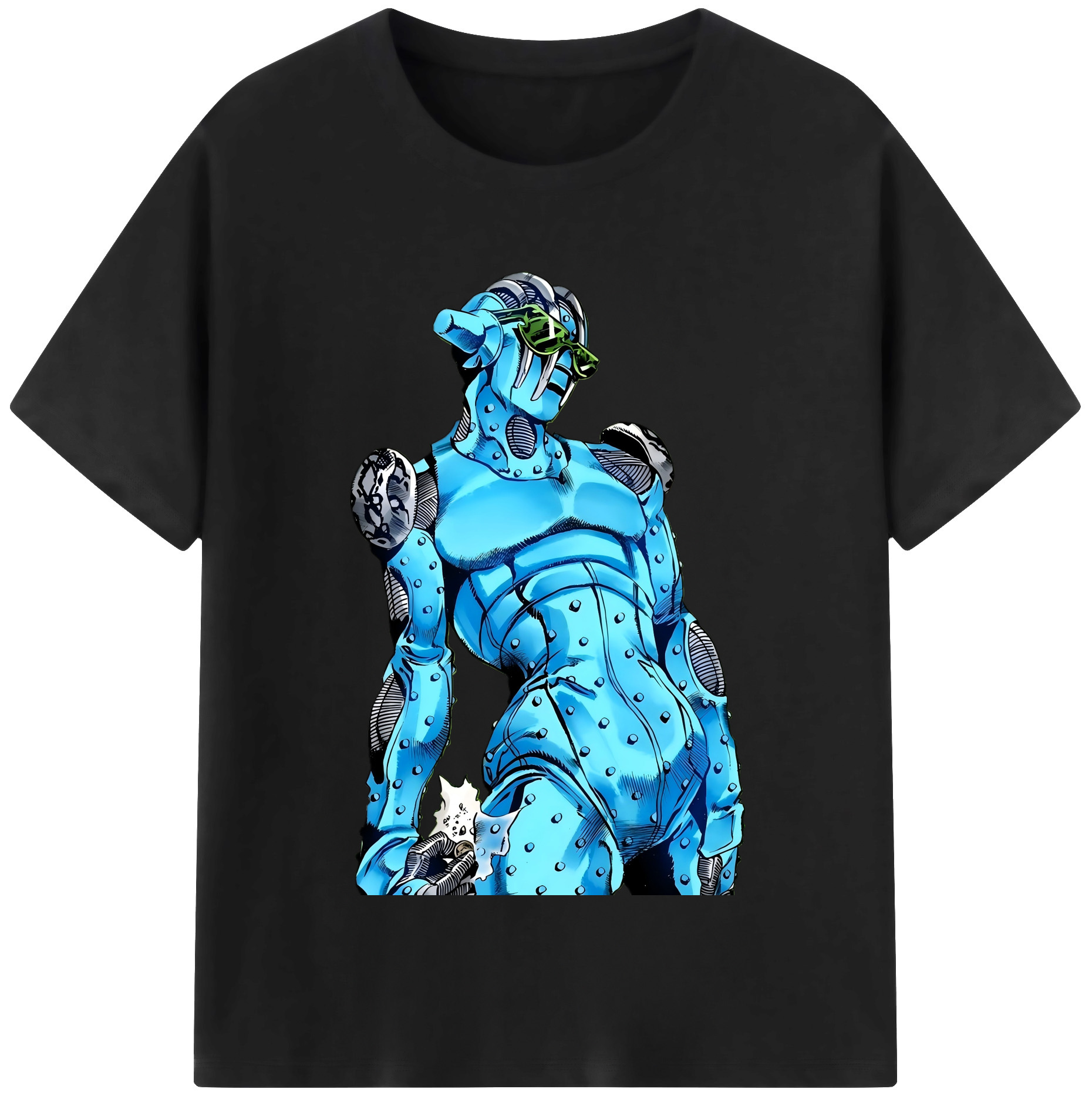（画像用） ジョジョの奇妙な冒険 JoJo's Bizarre Adventure 綿100％半袖Tシャツ（フロントプリント）