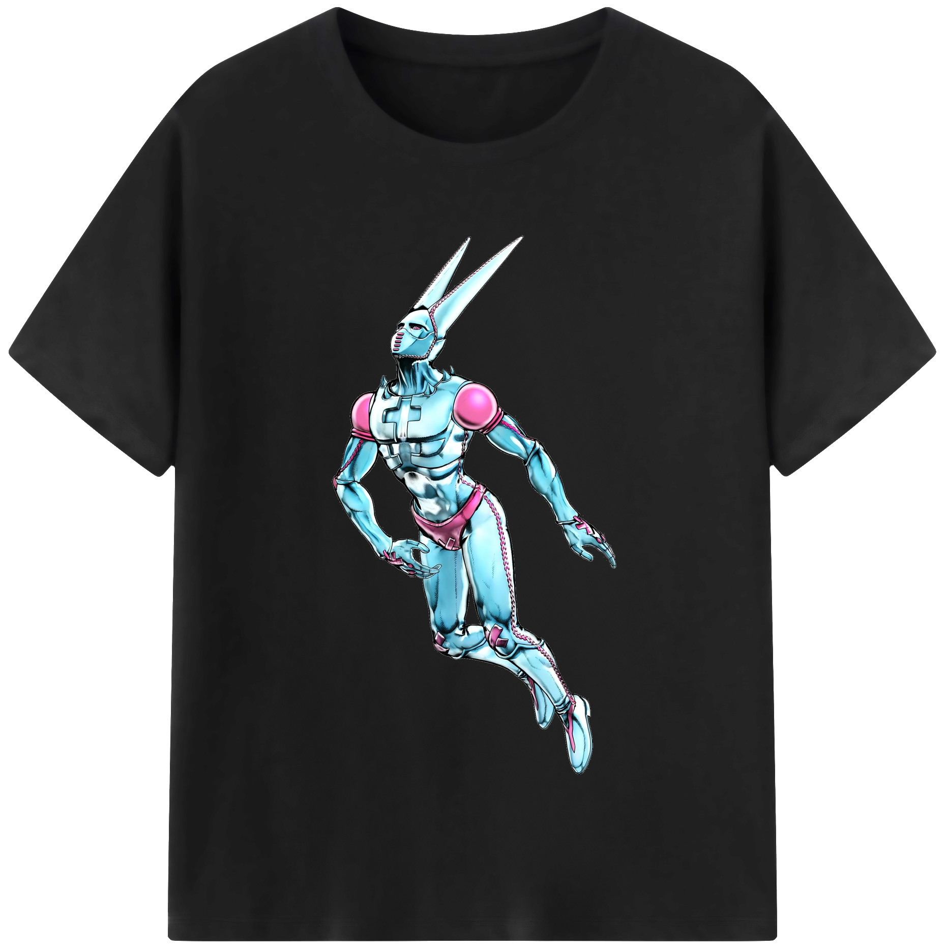 （画像用） ジョジョの奇妙な冒険 JoJo's Bizarre Adventure 綿100％半袖Tシャツ（フロントプリント）