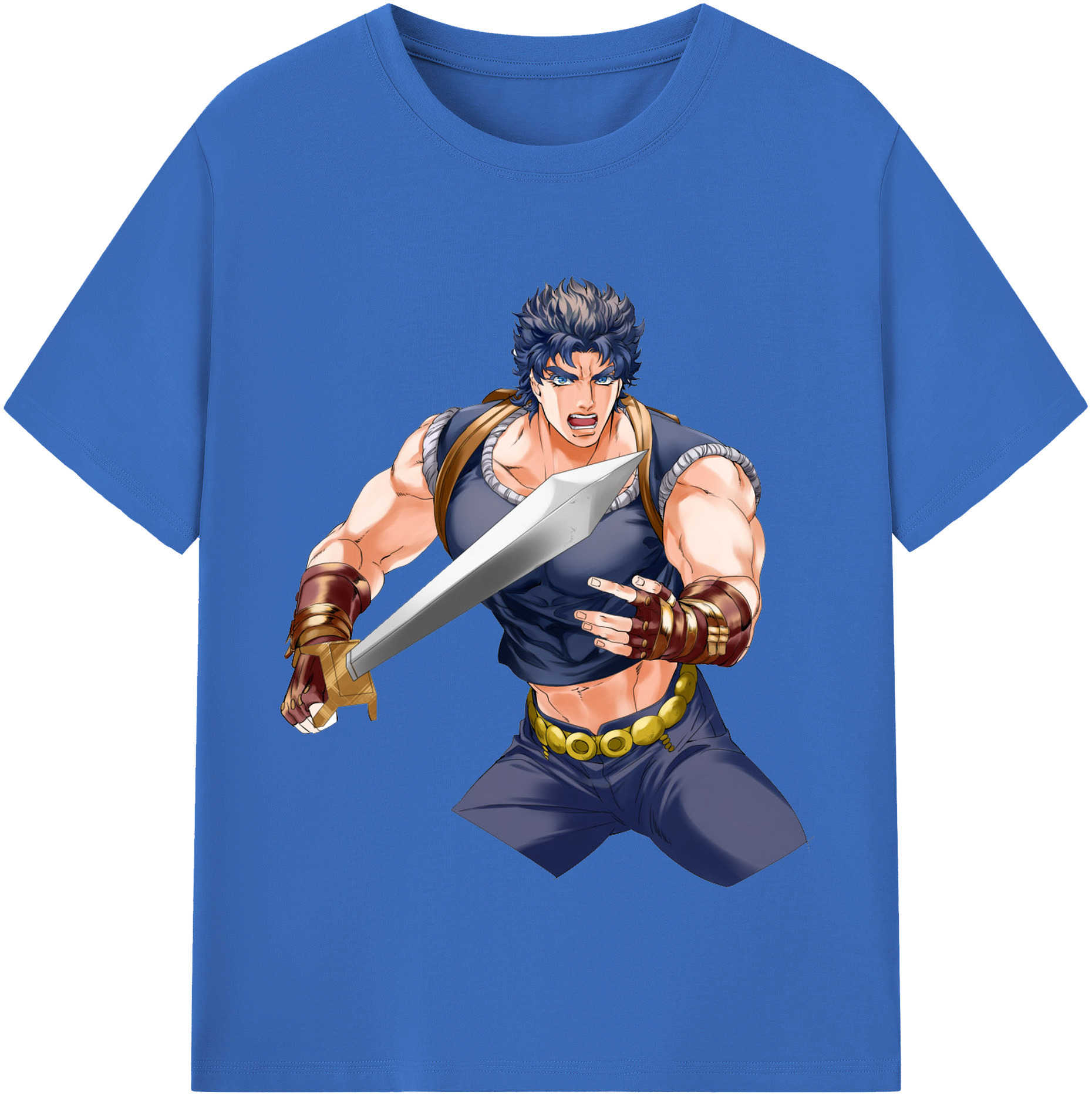 （画像用） ジョジョの奇妙な冒険 /ジョナサン?ジョースター JoJo's Bizarre Adventure Jonathan Joestar 綿100％半袖Tシャツ（フロントプリント）