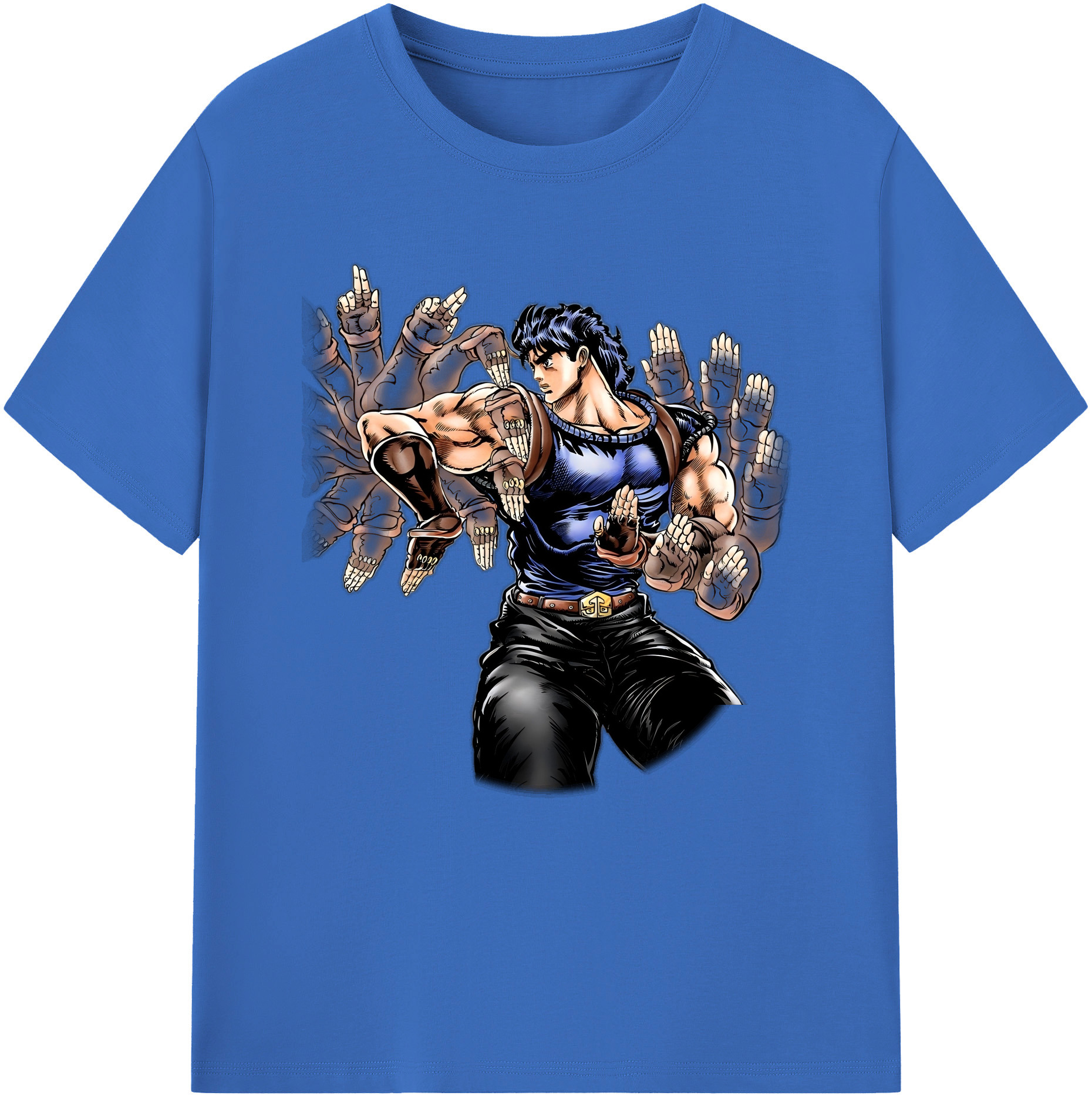 （画像用） ジョジョの奇妙な冒険 /ジョナサン?ジョースター JoJo's Bizarre Adventure Jonathan Joestar 綿100％半袖Tシャツ（フロントプリント）