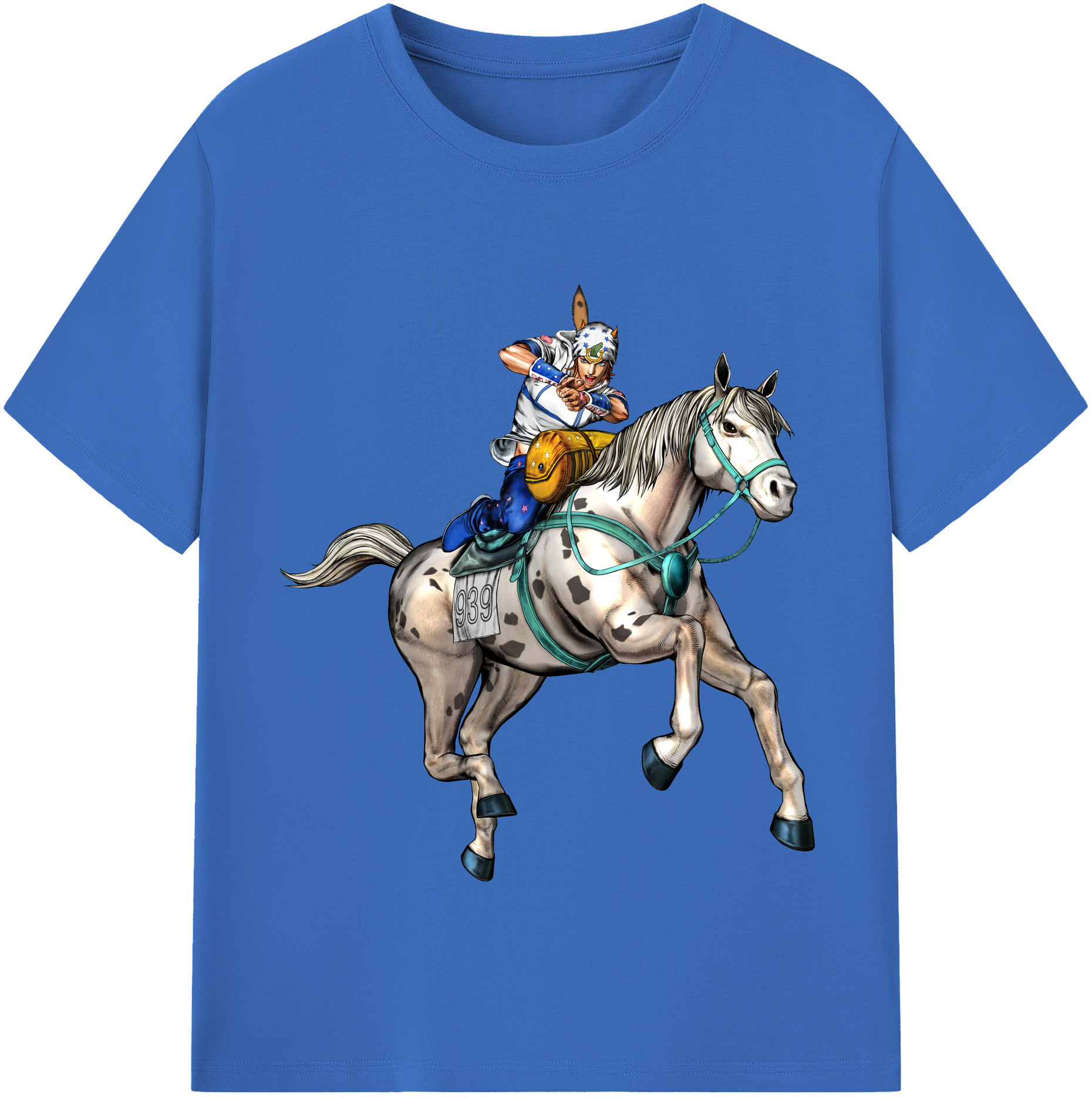 （画像用） ジョジョの奇妙な冒険 ジョナサン?ジョースター JoJo's Bizarre Adventure Jonathan Joestar 綿100％半袖Tシャツ（フロントプリント）