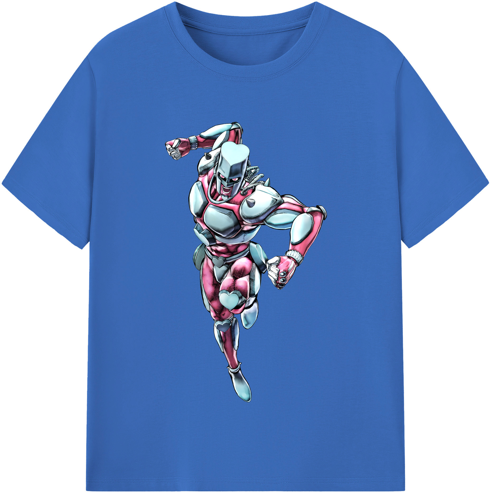 （画像用） ジョジョの奇妙な冒険 ひがしかた じょうすけ JoJo's Bizarre Adventure Higashikata Josuke 綿100％半袖Tシャツ（フロントプリント）