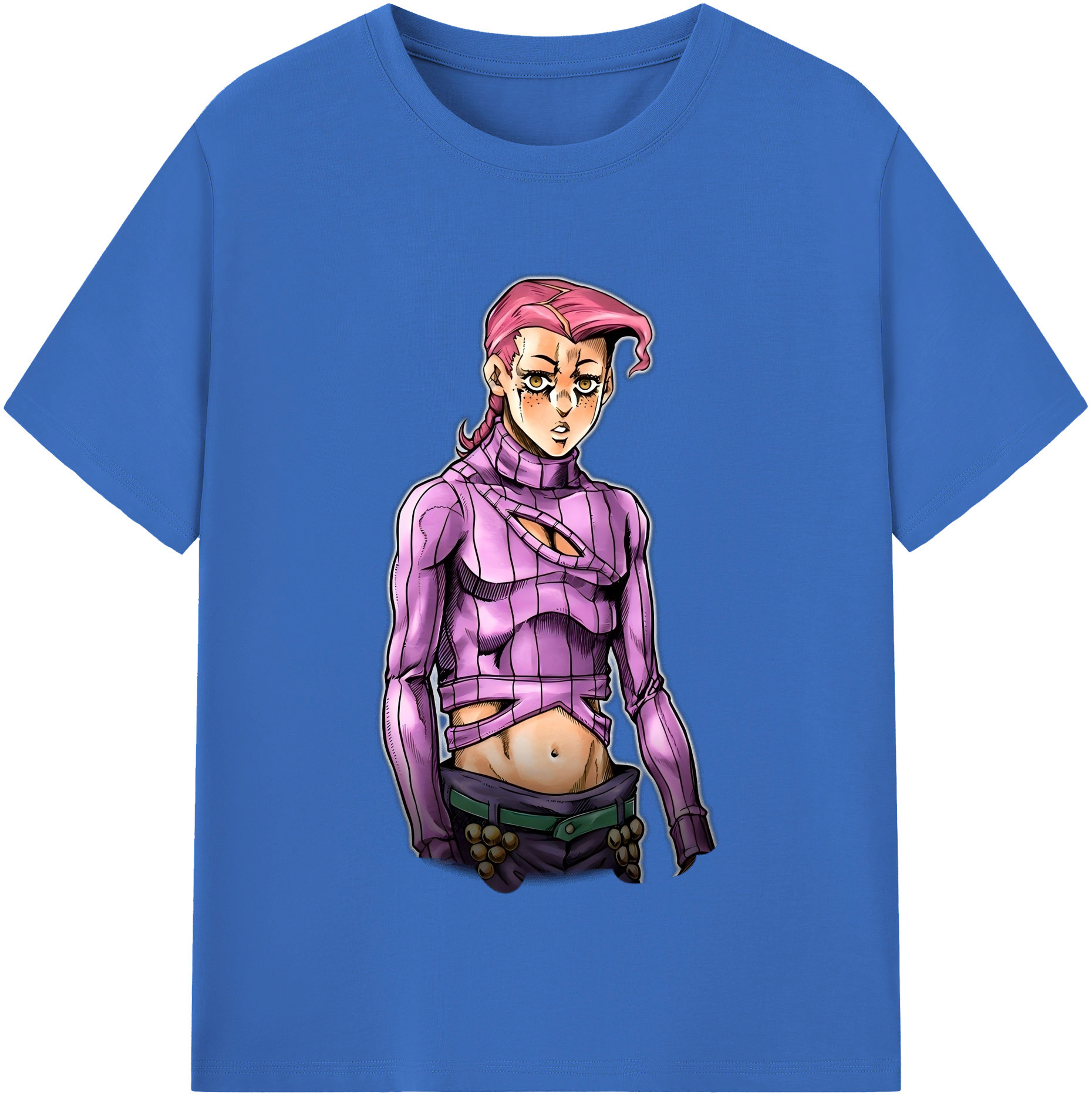 （画像用） ジョジョの奇妙な冒険 ビネガー?ドッピオ JoJo's Bizarre Adventure Vinegar Doppio 綿100％半袖Tシャツ（フロントプリント）