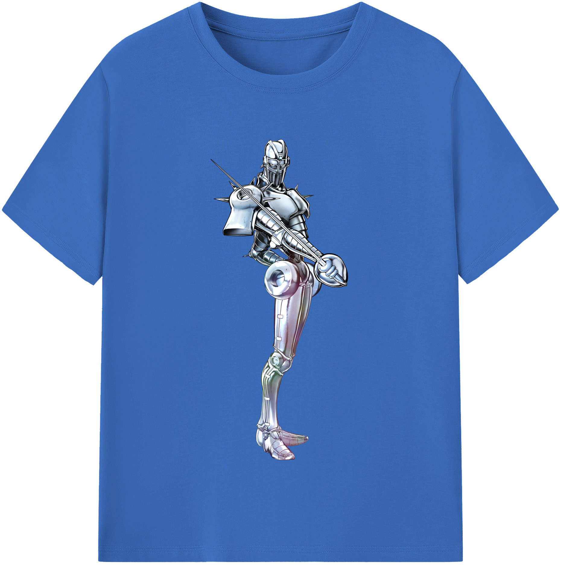 （画像用） ジョジョの奇妙な冒険 ジャン＝ピエール?ポルナレフ JoJo's Bizarre Adventure Jan Pierre Polnareff 綿100％半袖Tシャツ（フロントプリント）