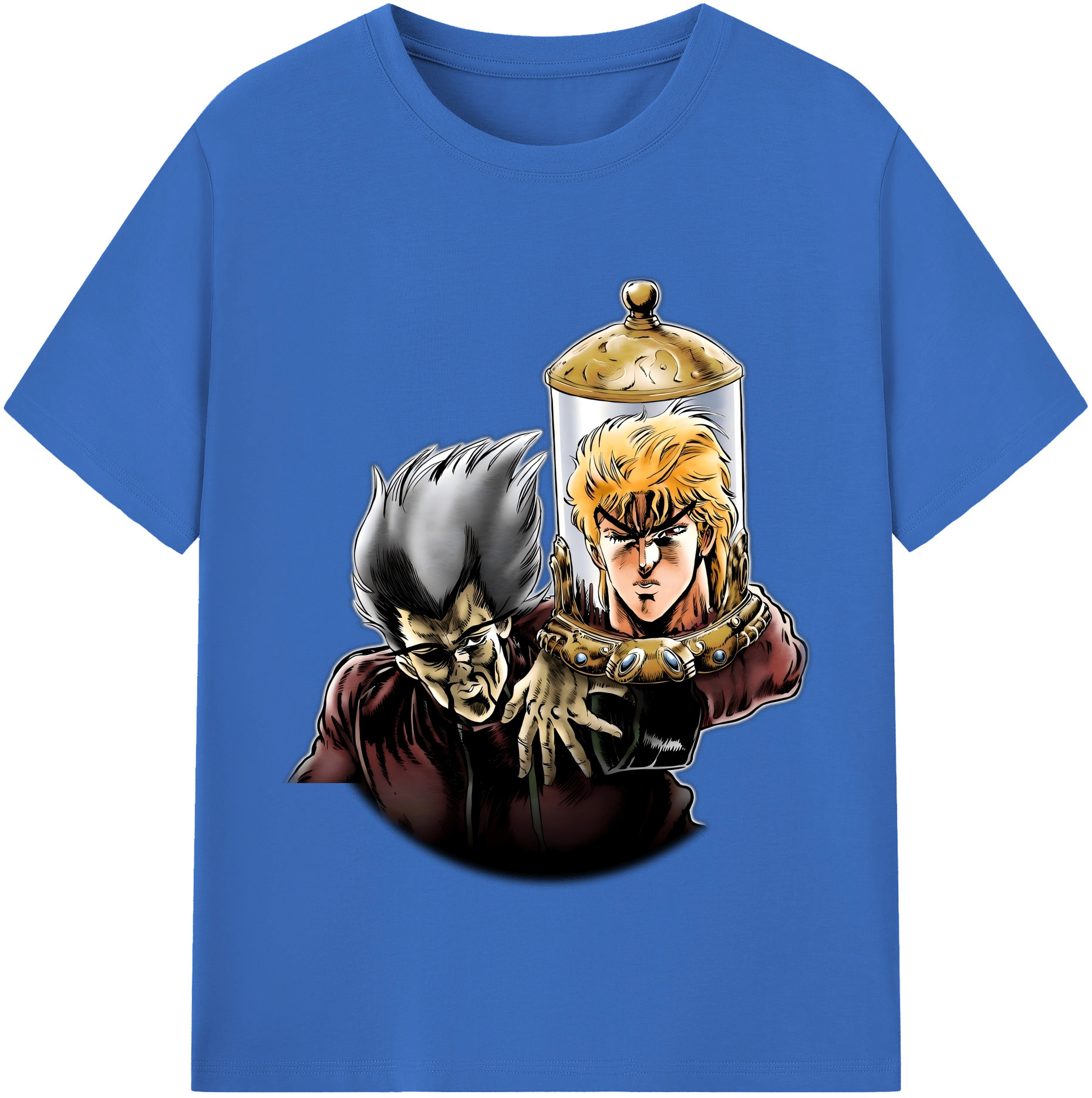 （画像用） ジョジョの奇妙な冒険 ディオ?ブランドー JoJo's Bizarre Adventure Dio Brando 綿100％半袖Tシャツ（フロントプリント）