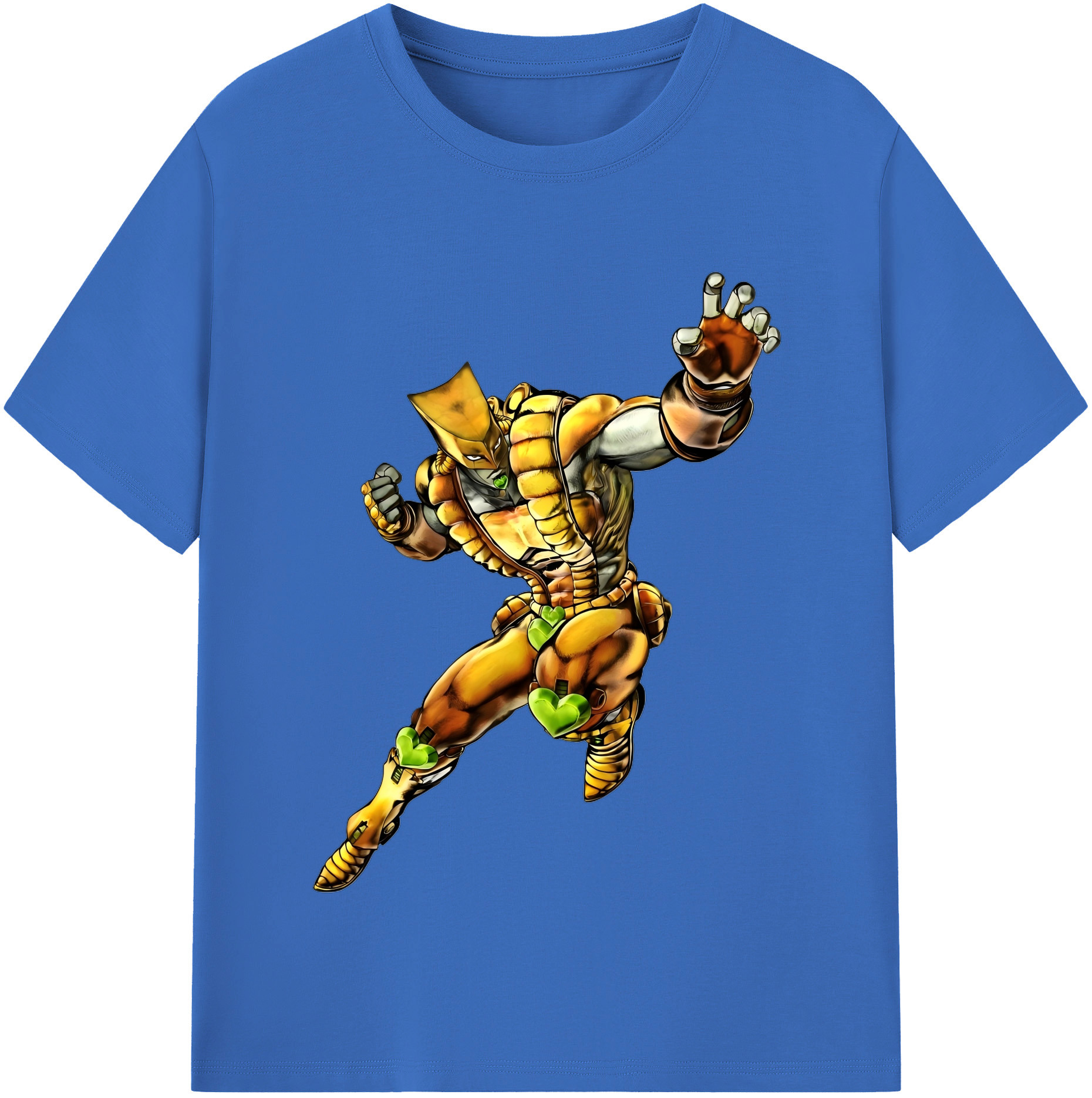 （画像用） ジョジョの奇妙な冒険 ディオ?ブランドー JoJo's Bizarre Adventure Dio Brando 綿100％半袖Tシャツ（フロントプリント）