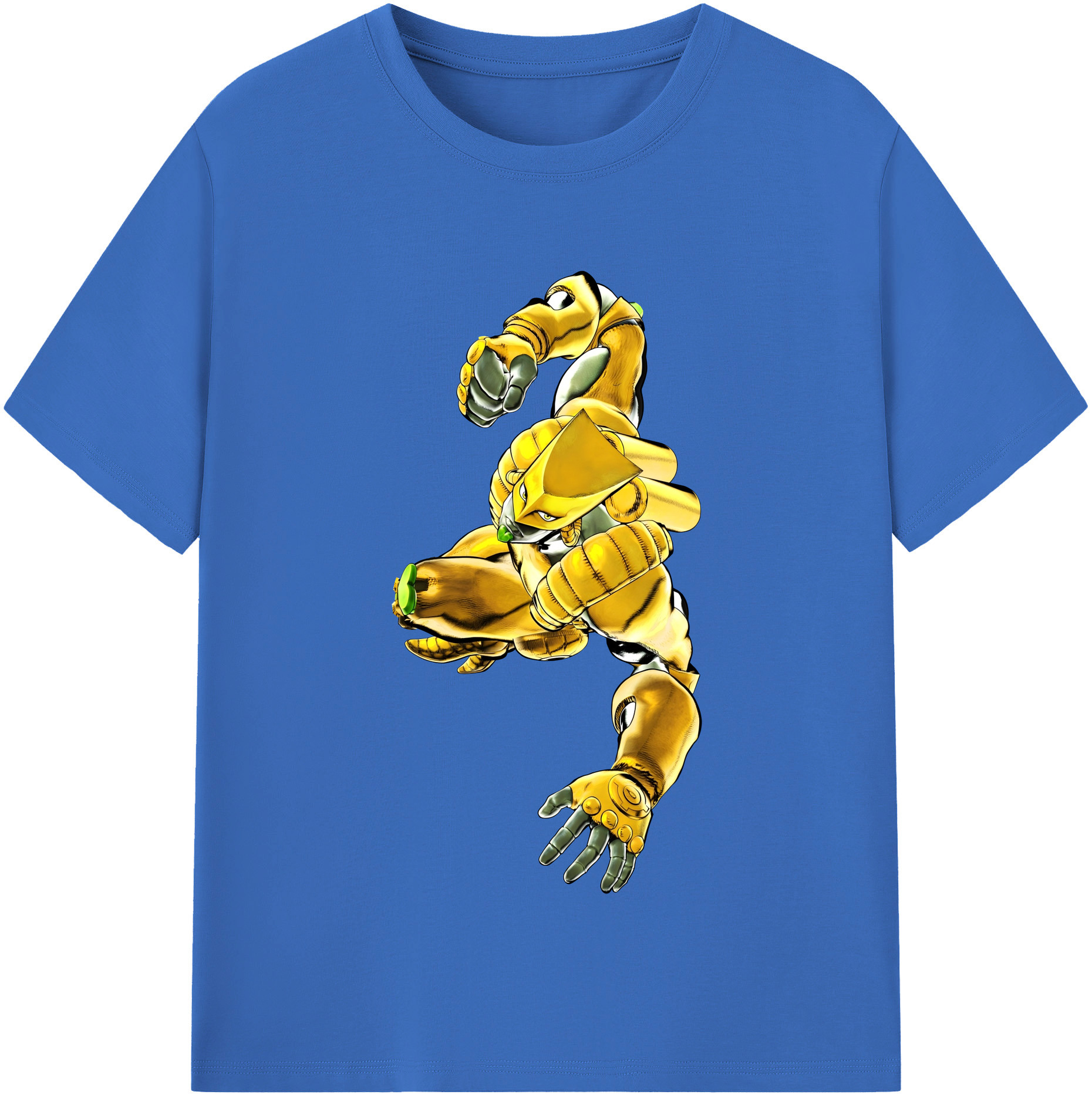 （画像用） ジョジョの奇妙な冒険 ディオ?ブランドー JoJo's Bizarre Adventure Dio Brando 綿100％半袖Tシャツ（フロントプリント）