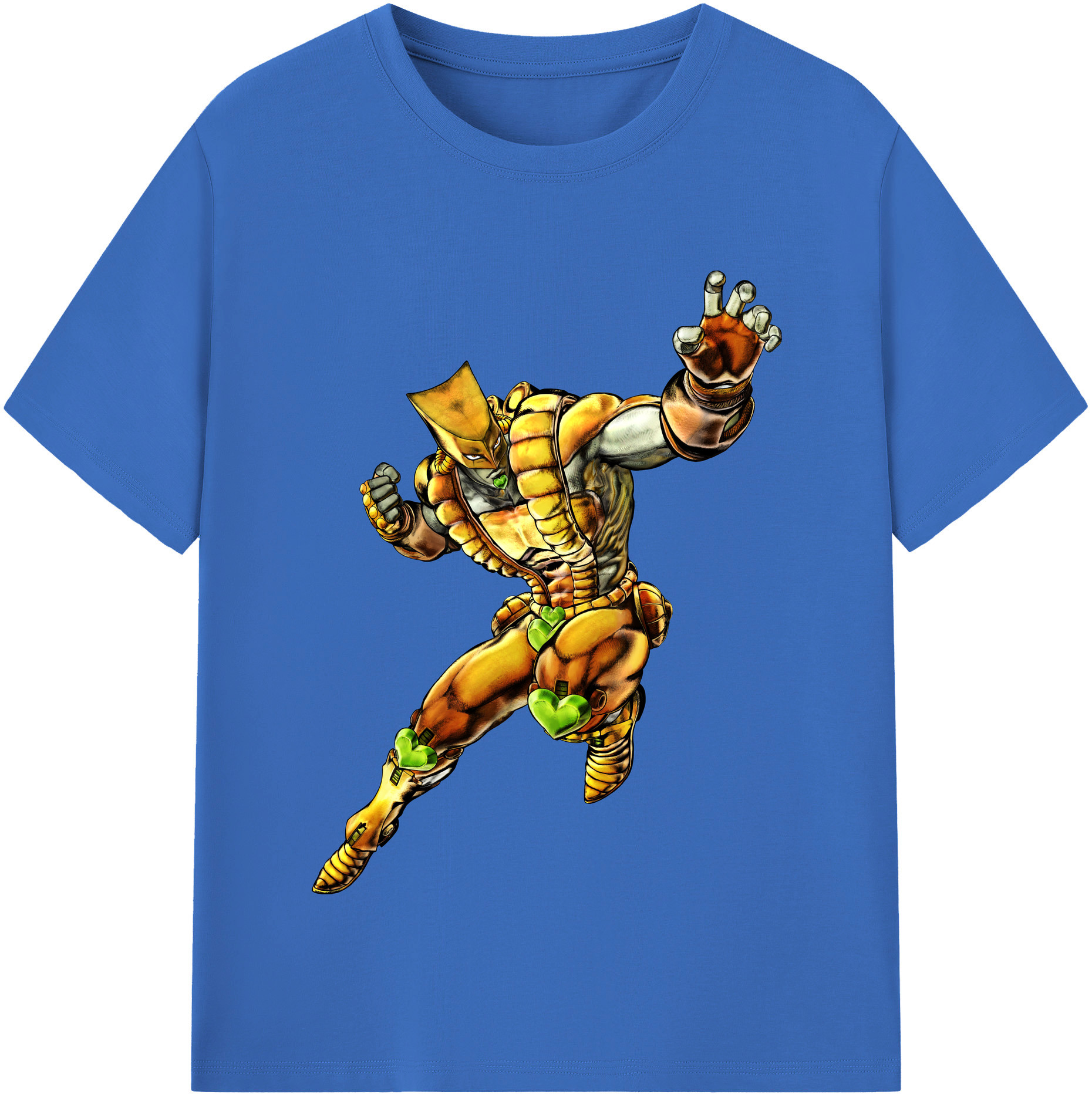 （画像用） ジョジョの奇妙な冒険 ディオ?ブランドー JoJo's Bizarre Adventure Dio Brando 綿100％半袖Tシャツ（フロントプリント）