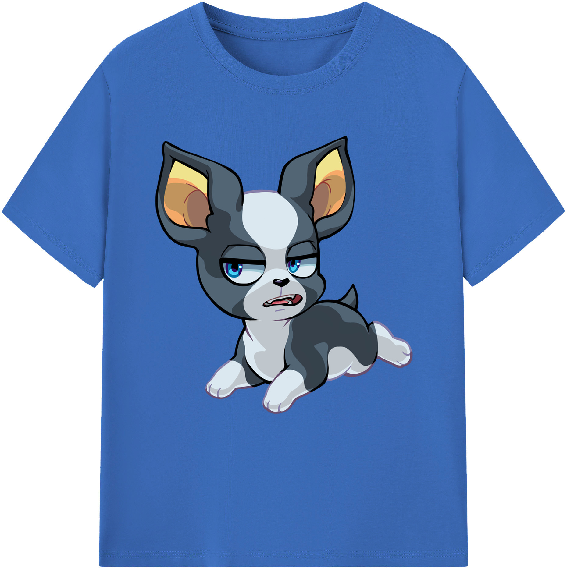 （画像用） ジョジョの奇妙な冒険 イギー JoJo's Bizarre Adventure Iggy 綿100％半袖Tシャツ（フロントプリント）