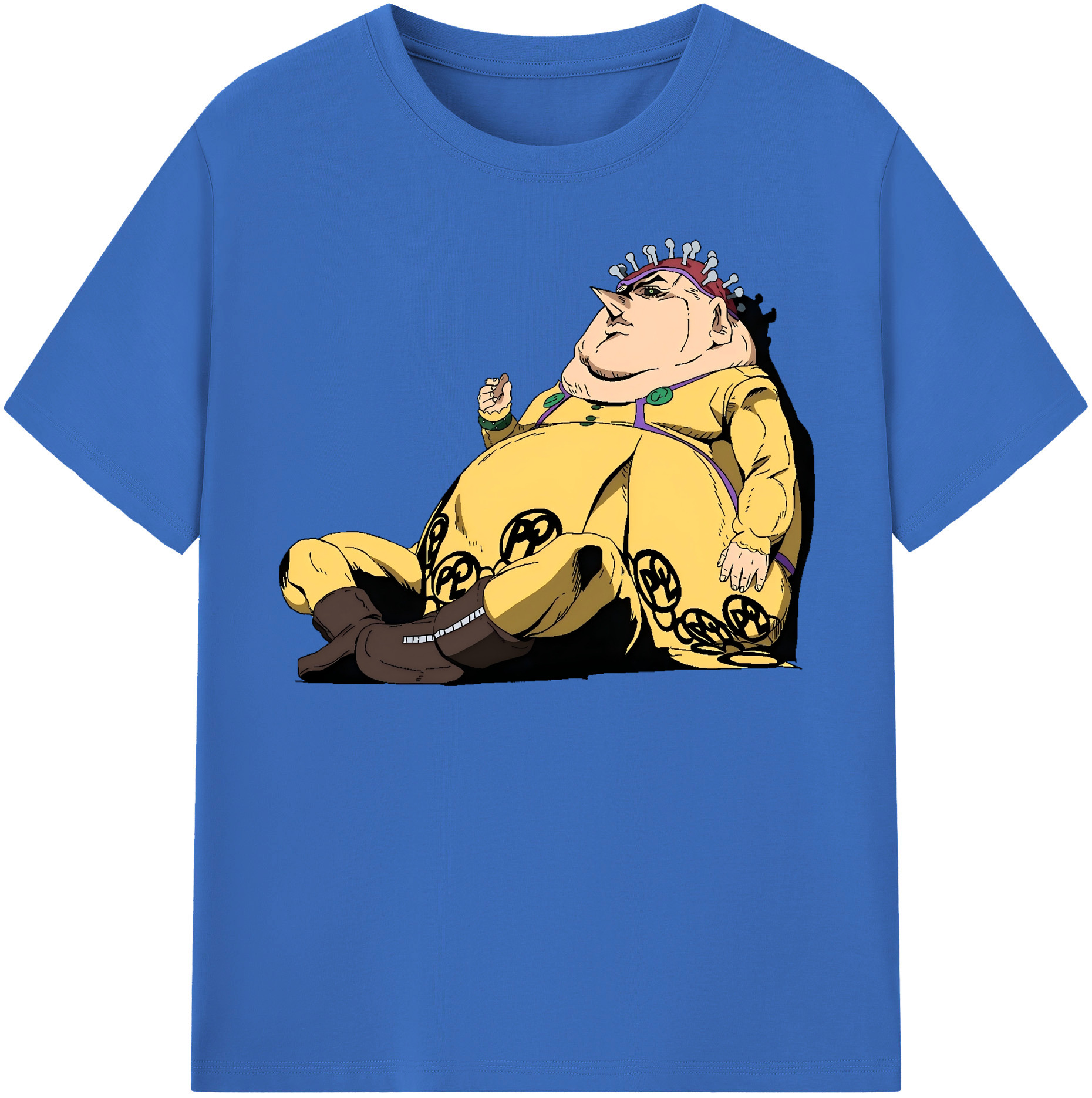 （画像用） ジョジョの奇妙な冒険 ポルポ JoJo's Bizarre Adventure Polpo 綿100％半袖Tシャツ（フロントプリント）