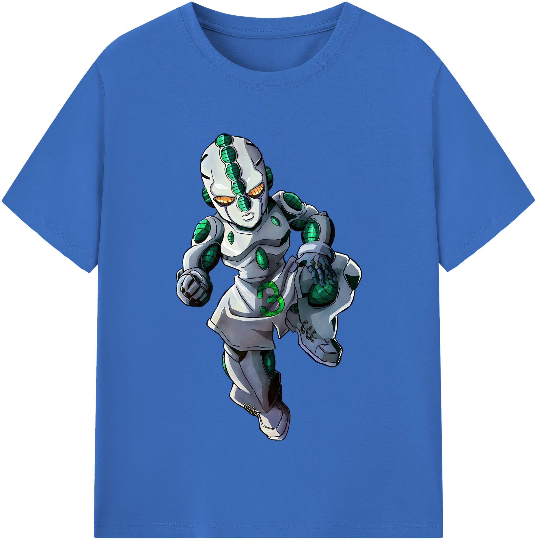 （画像用） ジョジョの奇妙な冒険 広瀨康一 JoJo's Bizarre Adventure Hirose Koichi 綿100％半袖Tシャツ（フロントプリント）