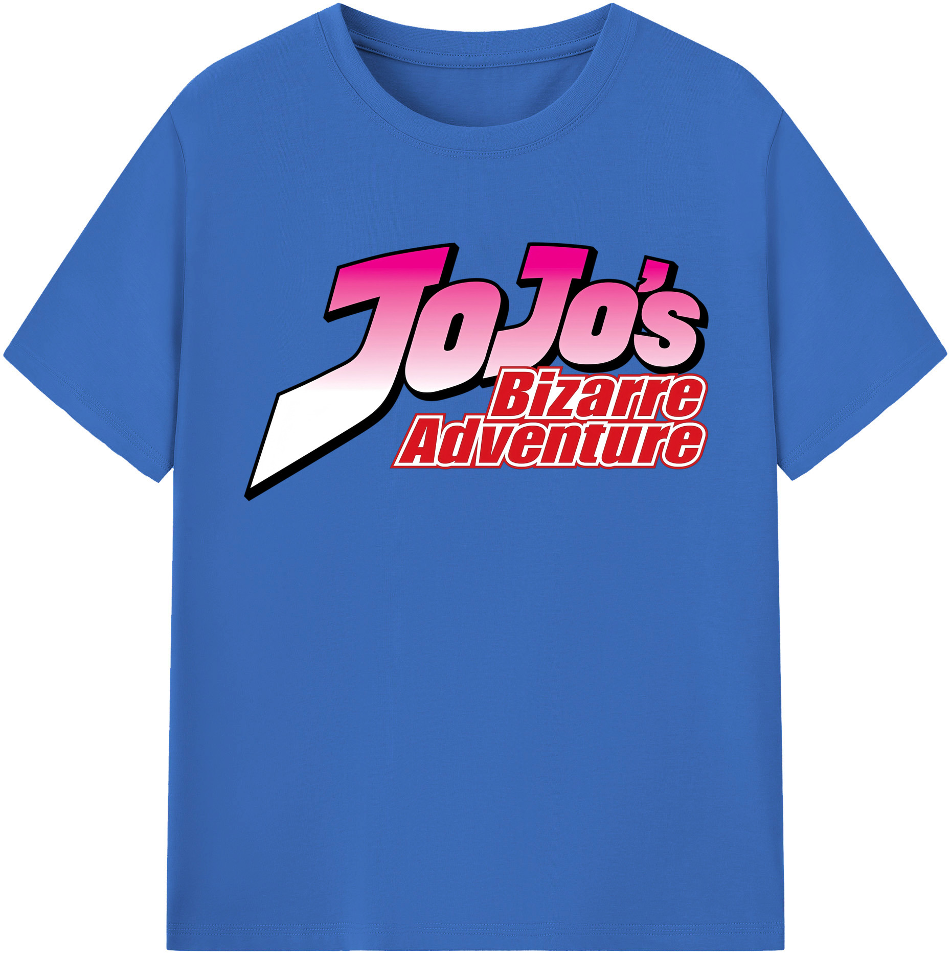 （画像用） ジョジョの奇妙な冒険 JoJo's Bizarre Adventure 綿100％半袖Tシャツ（フロントプリント）