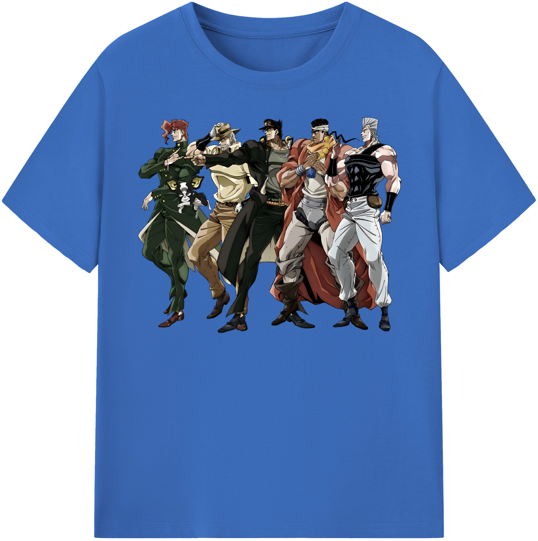（画像用） ジョジョの奇妙な冒険 JoJo's Bizarre Adventure 綿100％半袖Tシャツ（フロントプリント）