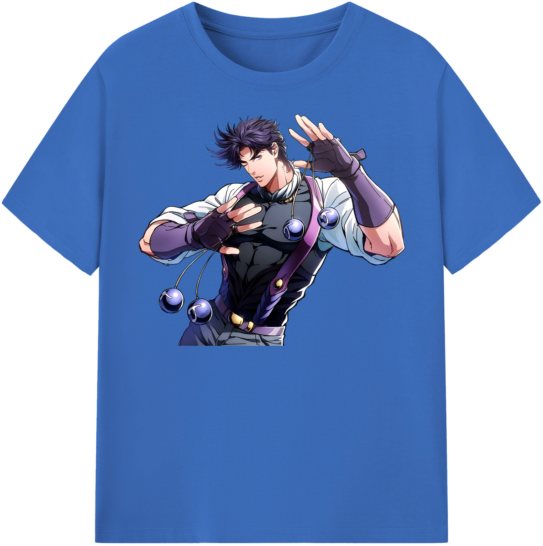 （画像用） ジョジョの奇妙な冒険 JoJo's Bizarre Adventure 綿100％半袖Tシャツ（フロントプリント）