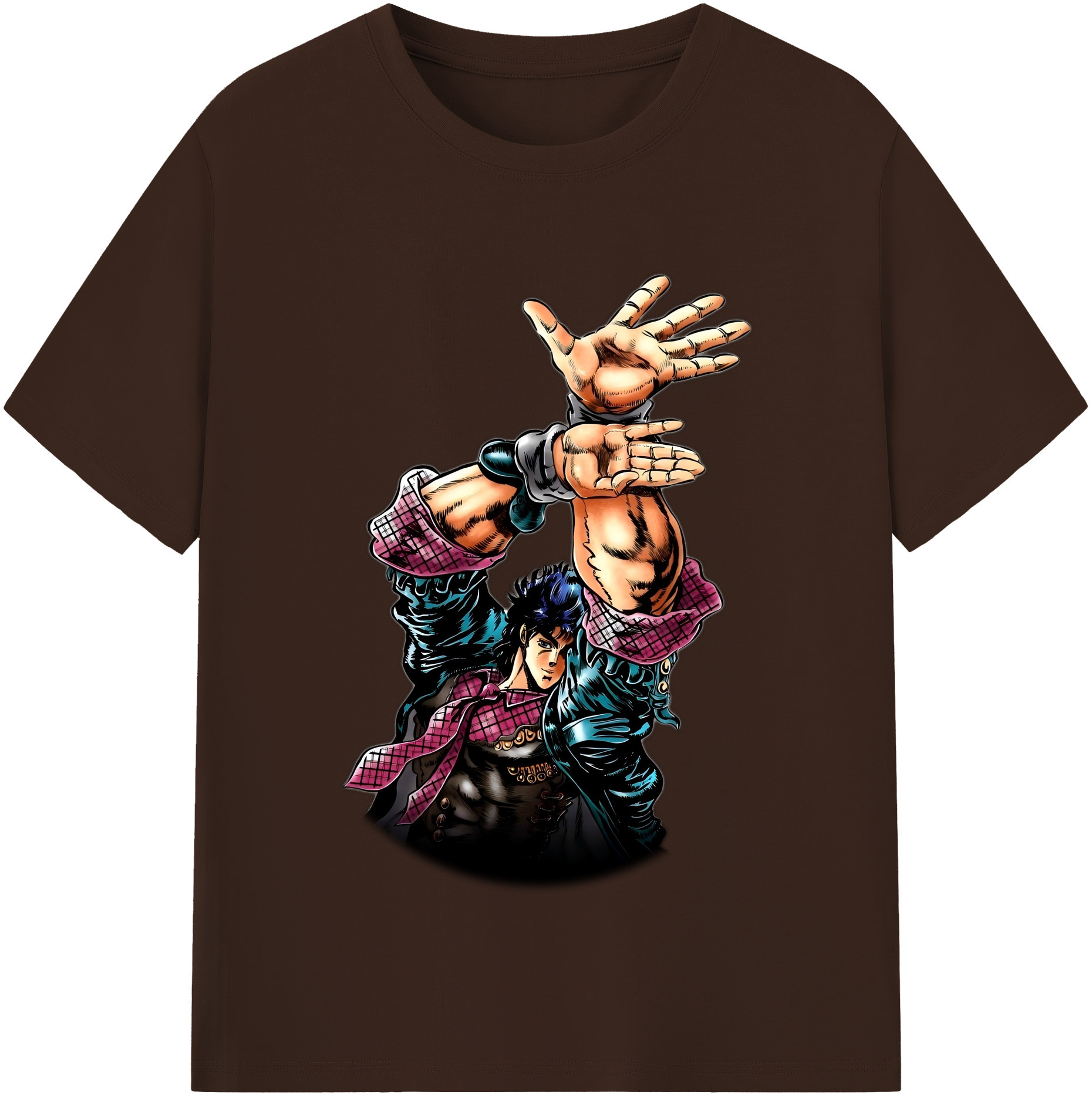 （画像用） ジョジョの奇妙な冒険 /ジョナサン?ジョースター JoJo's Bizarre Adventure Jonathan Joestar 綿100％半袖Tシャツ（フロントプリント）