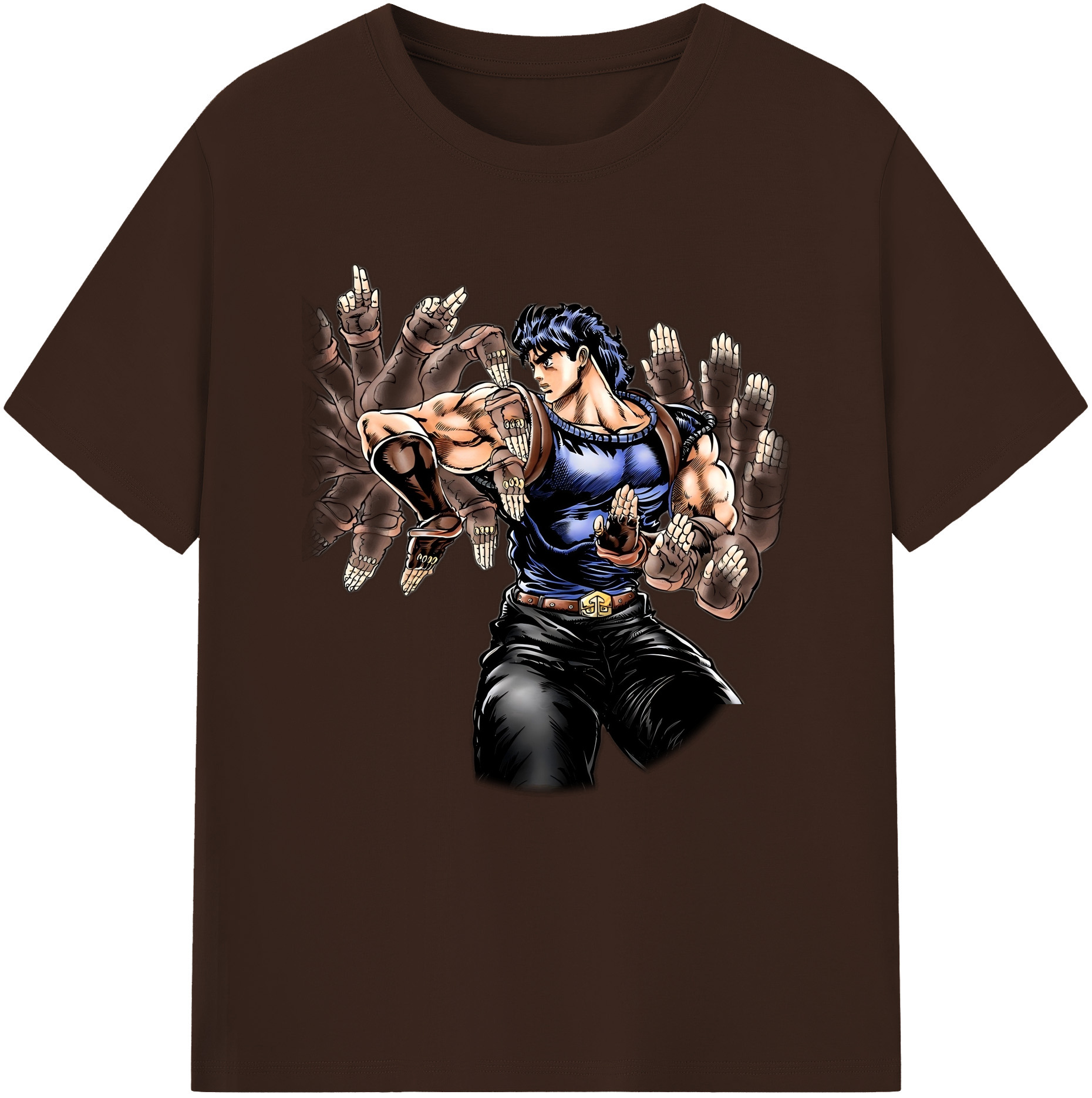 （画像用） ジョジョの奇妙な冒険 /ジョナサン?ジョースター JoJo's Bizarre Adventure Jonathan Joestar 綿100％半袖Tシャツ（フロントプリント）