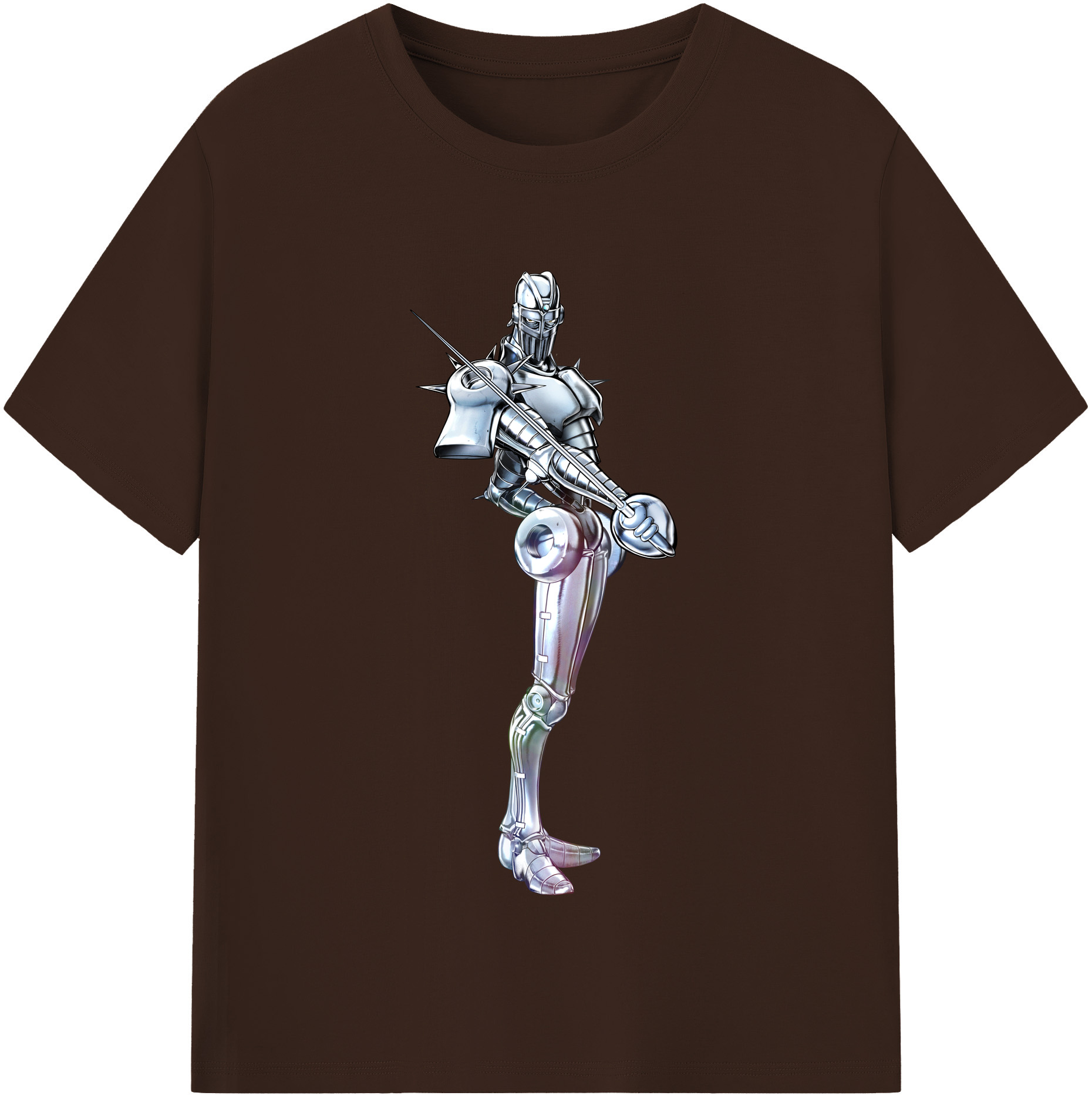 （画像用） ジョジョの奇妙な冒険 ジャン＝ピエール?ポルナレフ JoJo's Bizarre Adventure Jan Pierre Polnareff 綿100％半袖Tシャツ（フロントプリント）