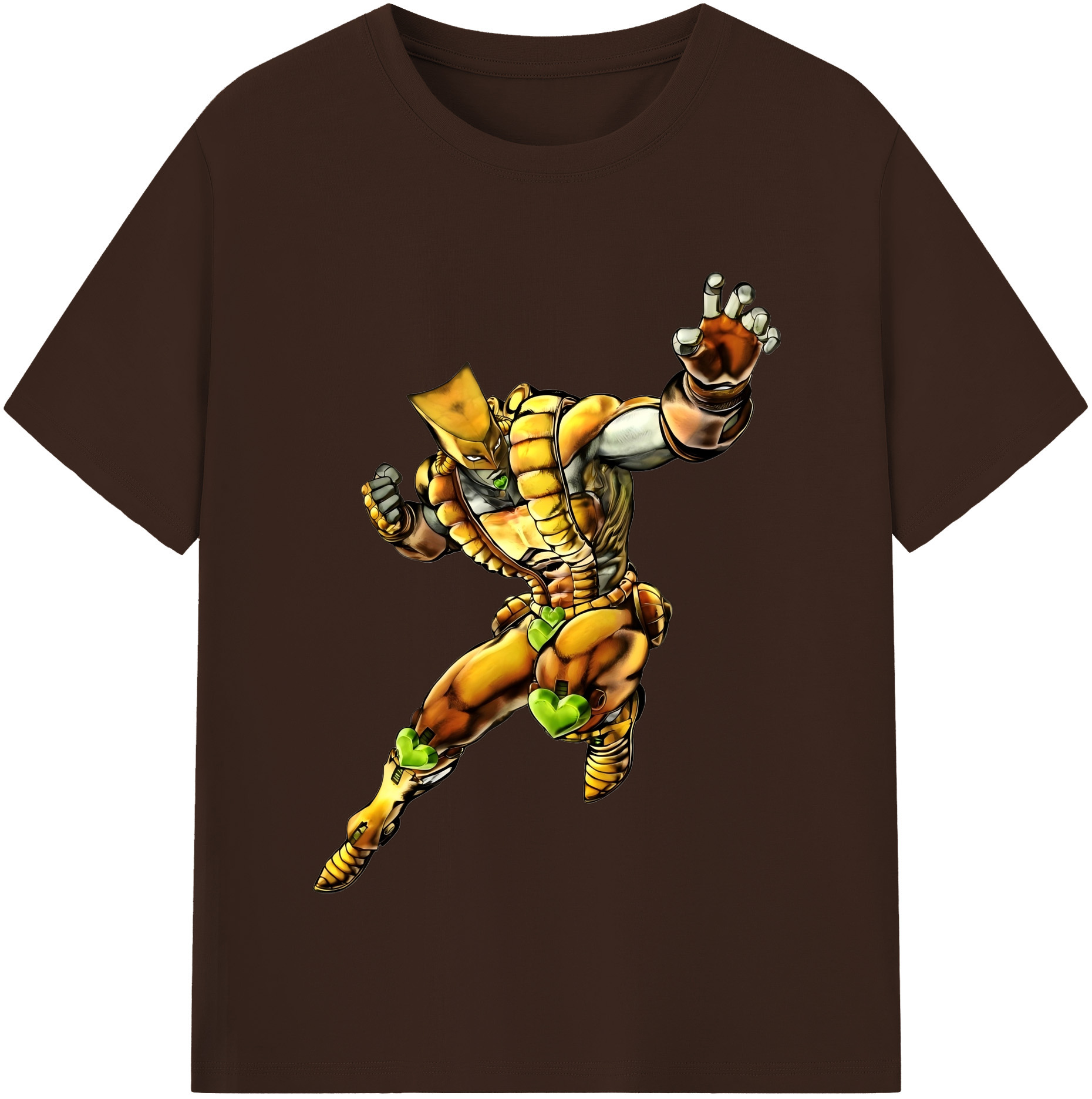 （画像用） ジョジョの奇妙な冒険 ディオ?ブランドー JoJo's Bizarre Adventure Dio Brando 綿100％半袖Tシャツ（フロントプリント）