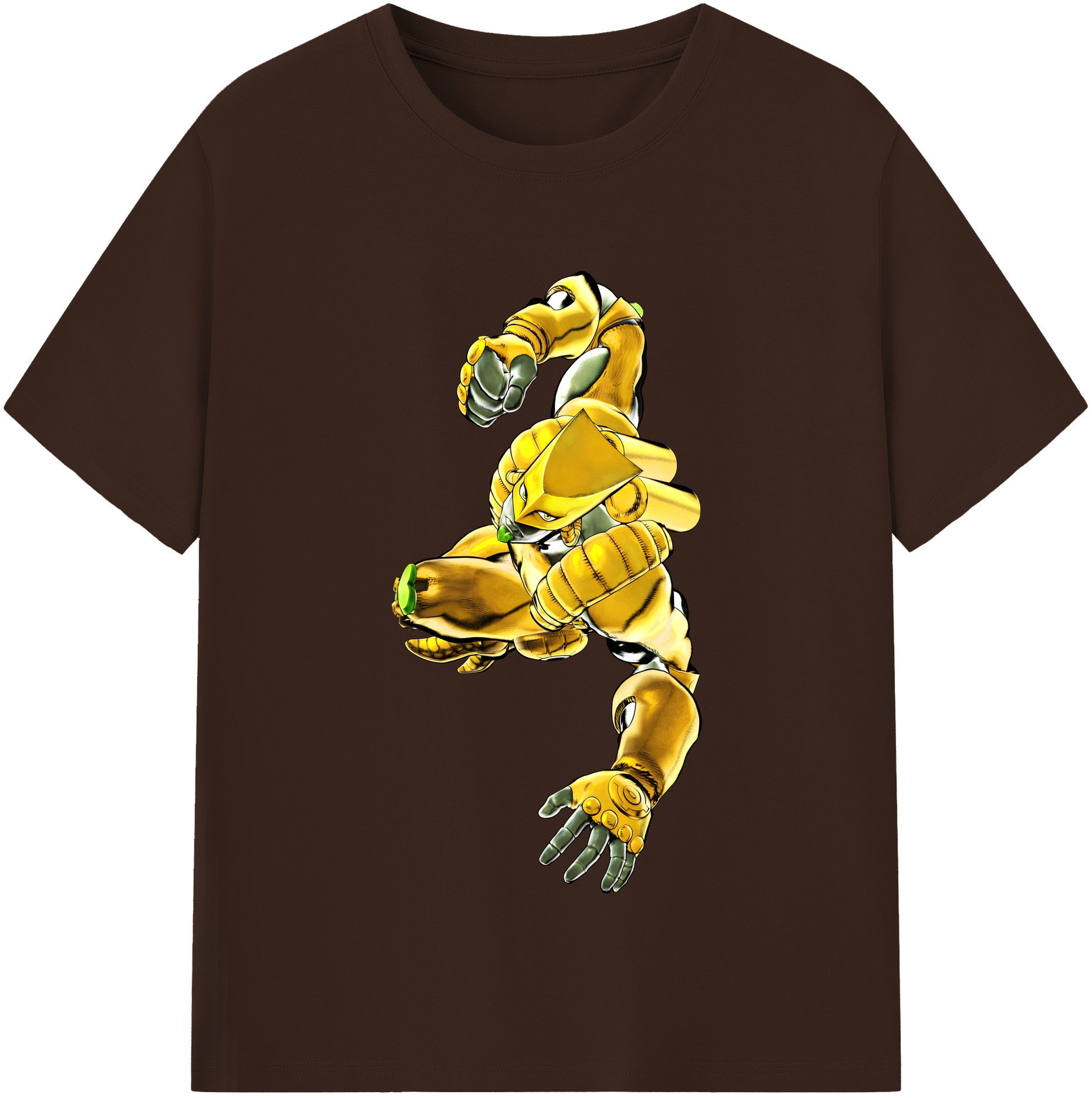 （画像用） ジョジョの奇妙な冒険 ディオ?ブランドー JoJo's Bizarre Adventure Dio Brando 綿100％半袖Tシャツ（フロントプリント）