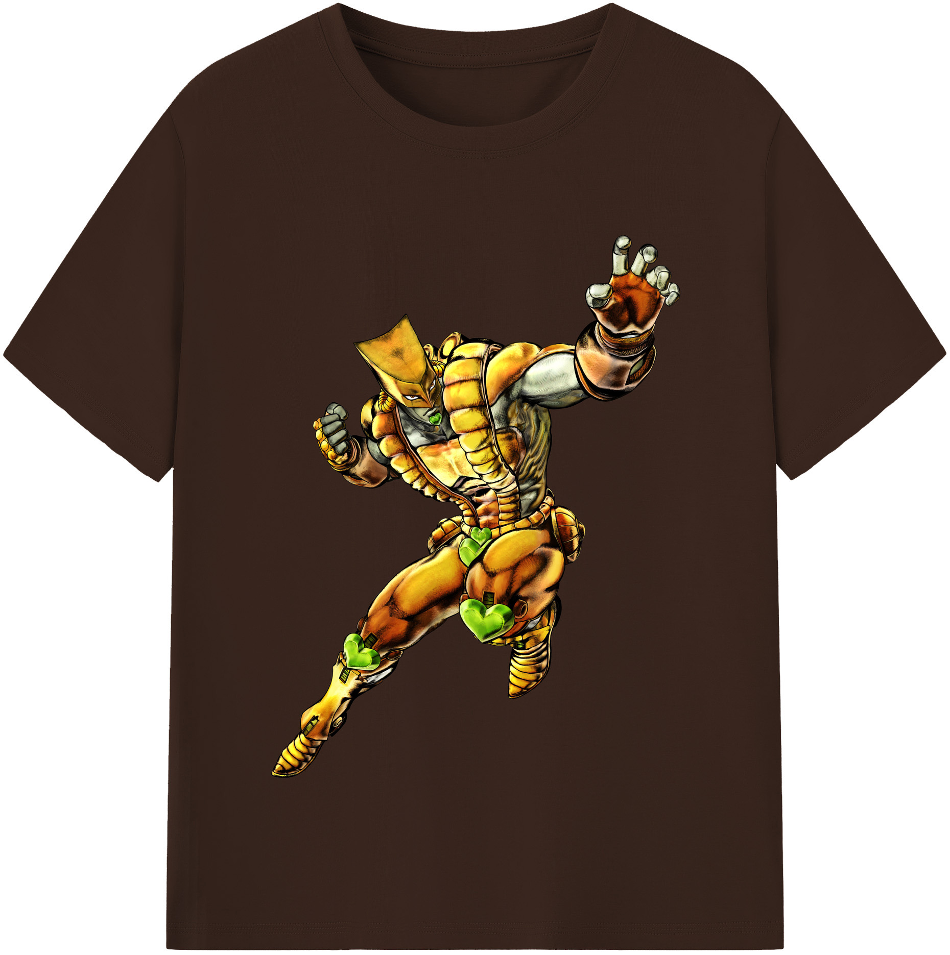（画像用） ジョジョの奇妙な冒険 ディオ?ブランドー JoJo's Bizarre Adventure Dio Brando 綿100％半袖Tシャツ（フロントプリント）