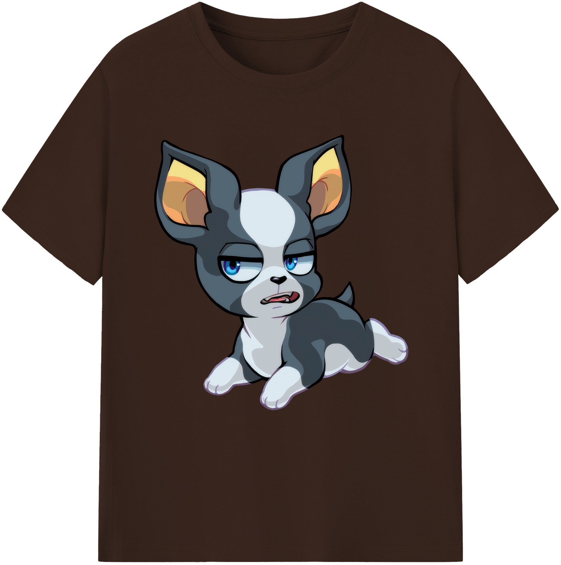 （画像用） ジョジョの奇妙な冒険 イギー JoJo's Bizarre Adventure Iggy 綿100％半袖Tシャツ（フロントプリント）
