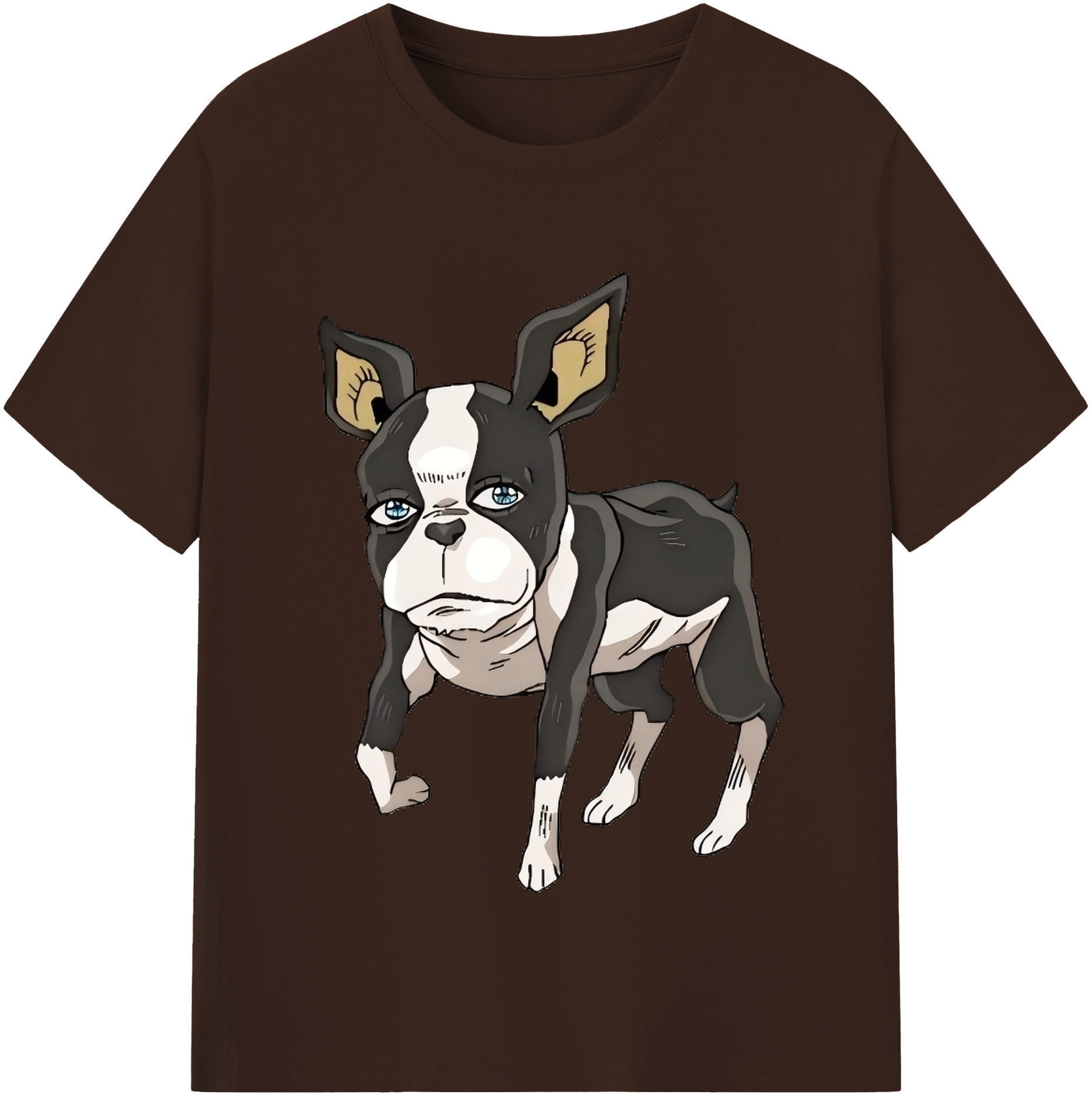 （画像用） ジョジョの奇妙な冒険 イギー JoJo's Bizarre Adventure Iggy 綿100％半袖Tシャツ（フロントプリント）