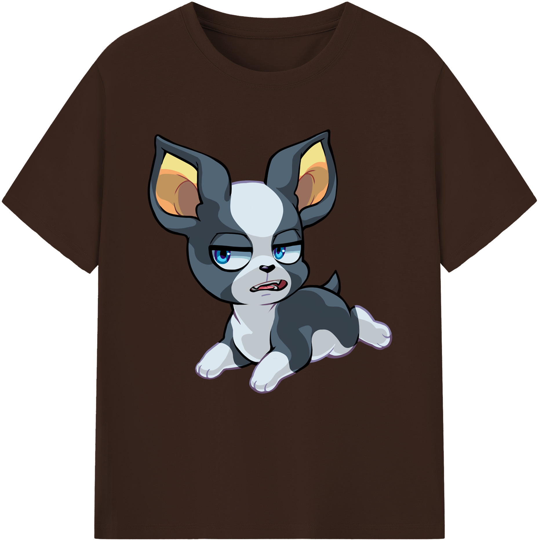 （画像用） ジョジョの奇妙な冒険 イギー JoJo's Bizarre Adventure Iggy 綿100％半袖Tシャツ（フロントプリント）