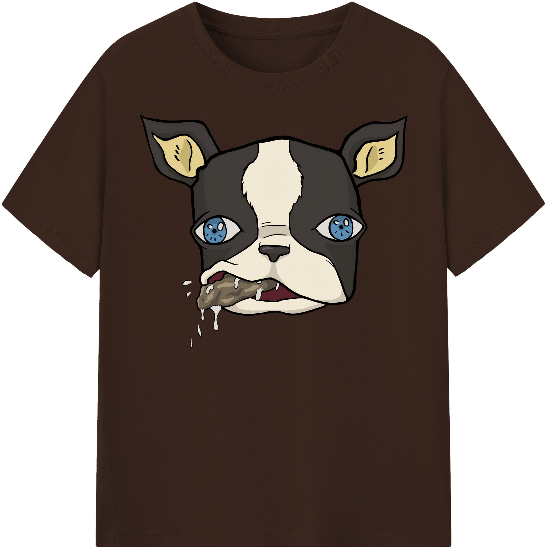 （画像用） ジョジョの奇妙な冒険 イギー JoJo's Bizarre Adventure Iggy 綿100％半袖Tシャツ（フロントプリント）