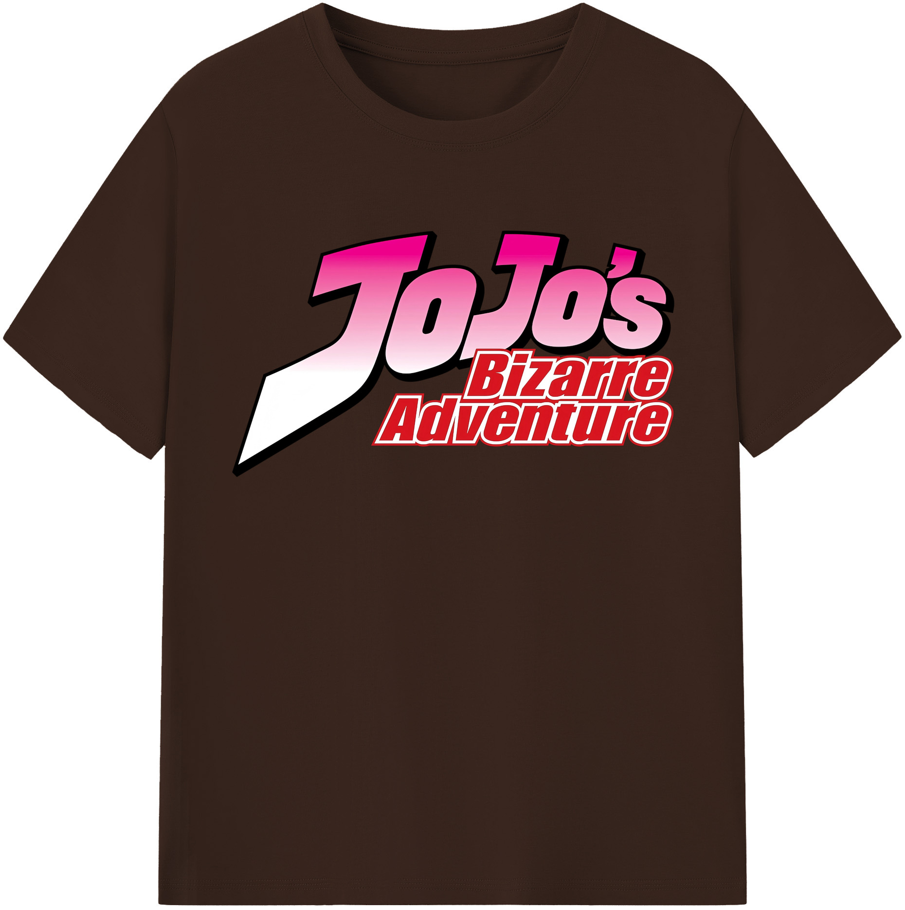 （画像用） ジョジョの奇妙な冒険 JoJo's Bizarre Adventure 綿100％半袖Tシャツ（フロントプリント）