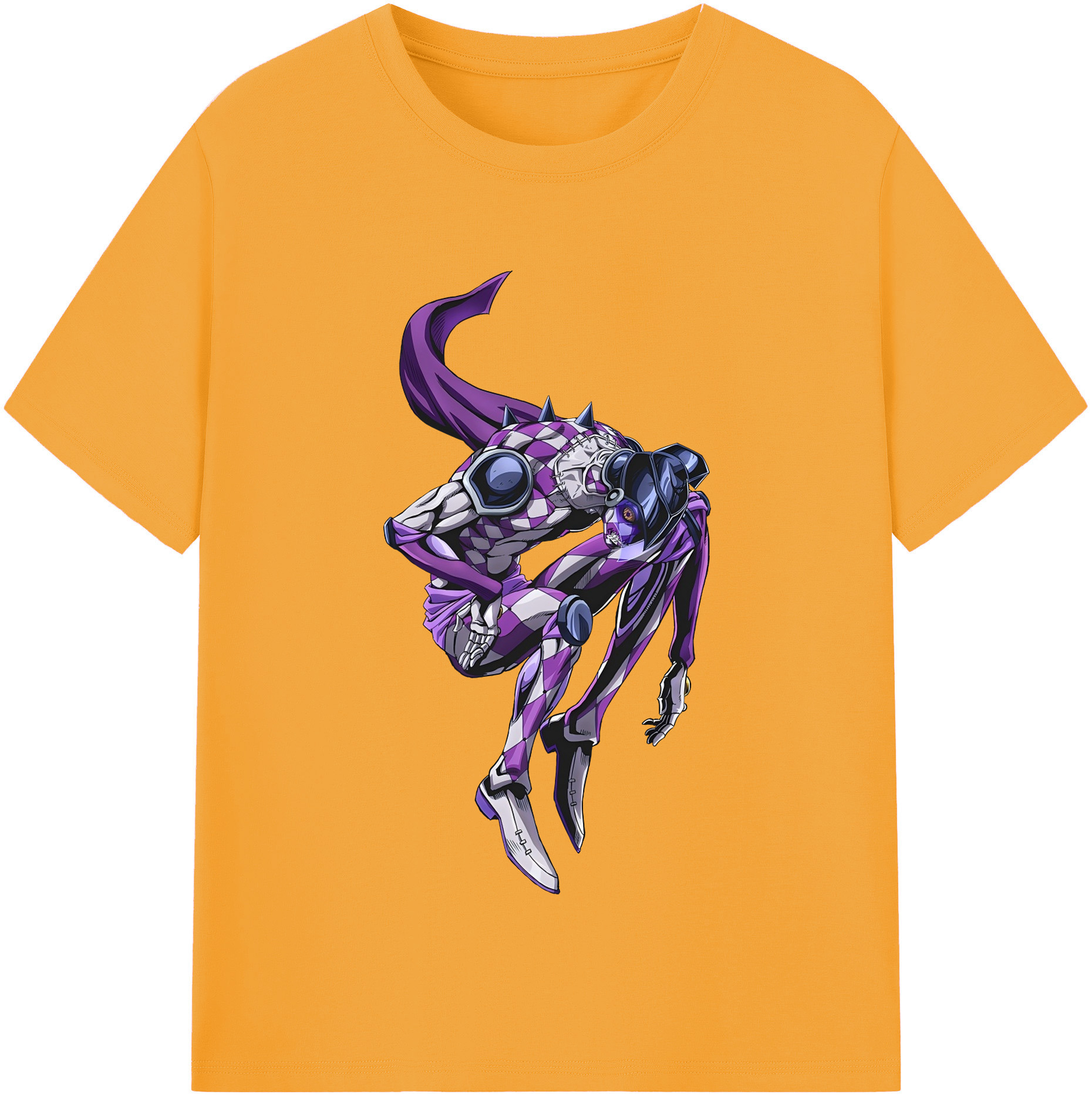 （画像用） ジョジョの奇妙な冒険 パンナコッタ?フー JoJo's Bizarre Adventure Pannacotta Fugo 綿100％半袖Tシャツ（フロントプリント）