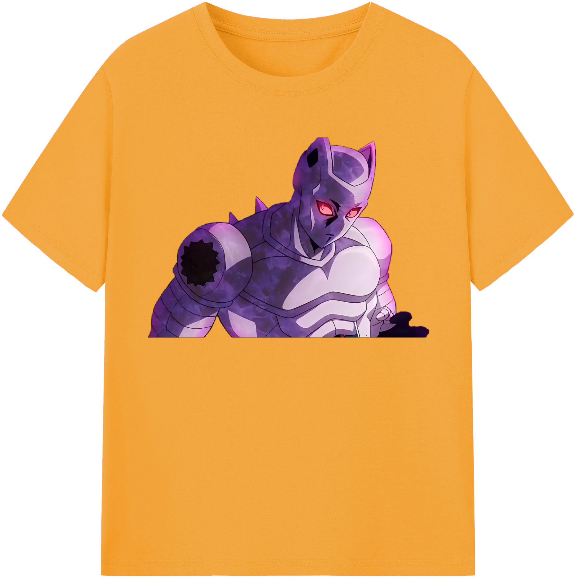（画像用） ジョジョの奇妙な冒険 きら よしかげ JoJo's Bizarre Adventure Kira Yoshikage 綿100％半袖Tシャツ（フロントプリント）
