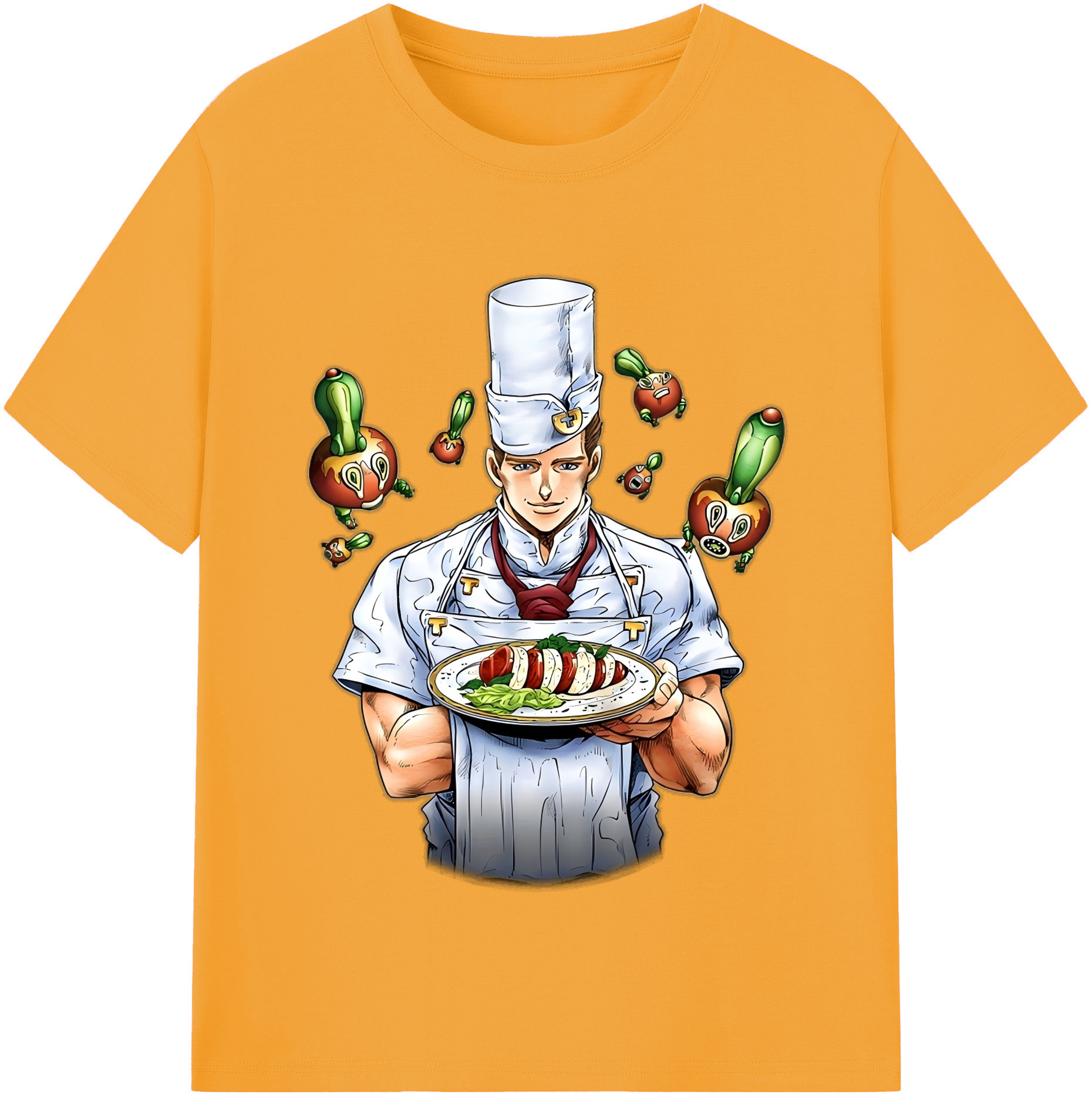 （画像用） ジョジョの奇妙な冒険 Tonio Trussardi JoJo's Bizarre Adventure トニオ?トラッサルディ 綿100％半袖Tシャツ（フロントプリント）