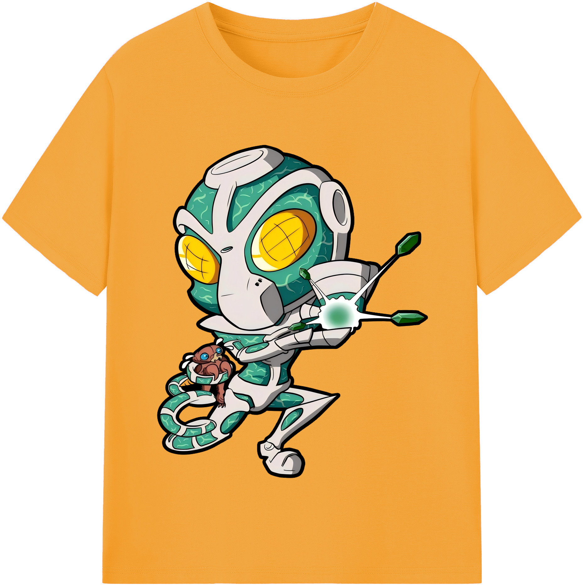 （画像用） ジョジョの奇妙な冒険 花京院 典明（かきょういん のりあき） JoJo's Bizarre Adventure Kakyoin Noriaki 綿100％半袖Tシャツ（フロントプリント）