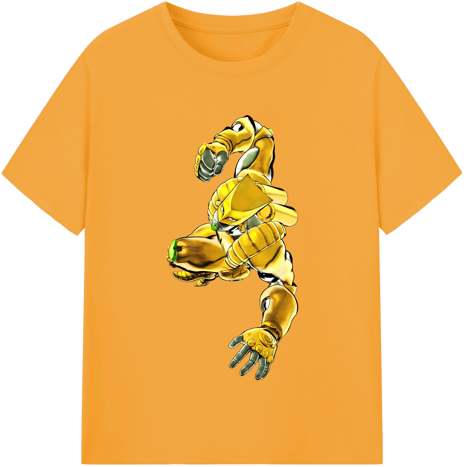 （画像用） ジョジョの奇妙な冒険 ディオ?ブランドー JoJo's Bizarre Adventure Dio Brando 綿100％半袖Tシャツ（フロントプリント）
