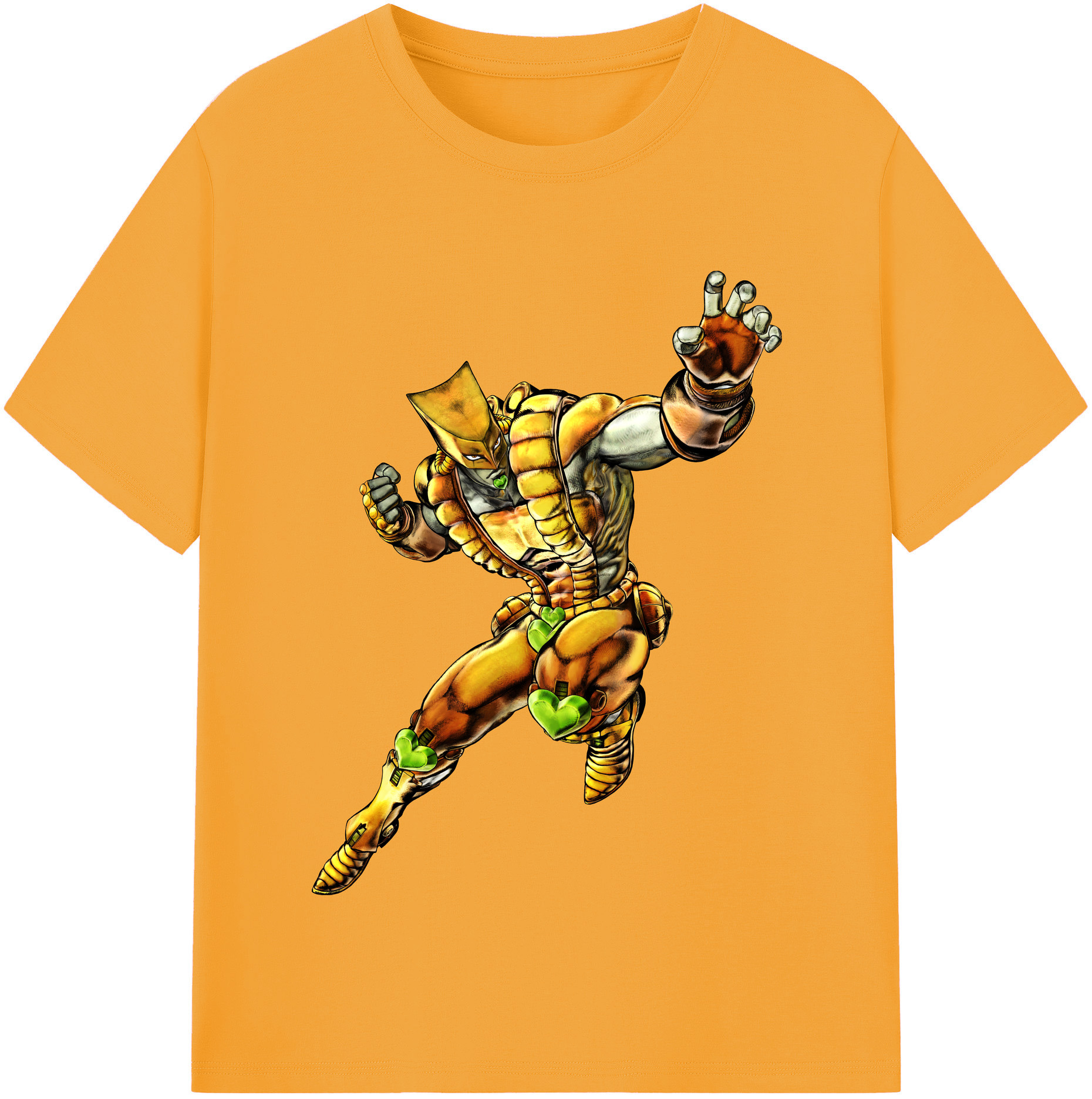 （画像用） ジョジョの奇妙な冒険 ディオ?ブランドー JoJo's Bizarre Adventure Dio Brando 綿100％半袖Tシャツ（フロントプリント）