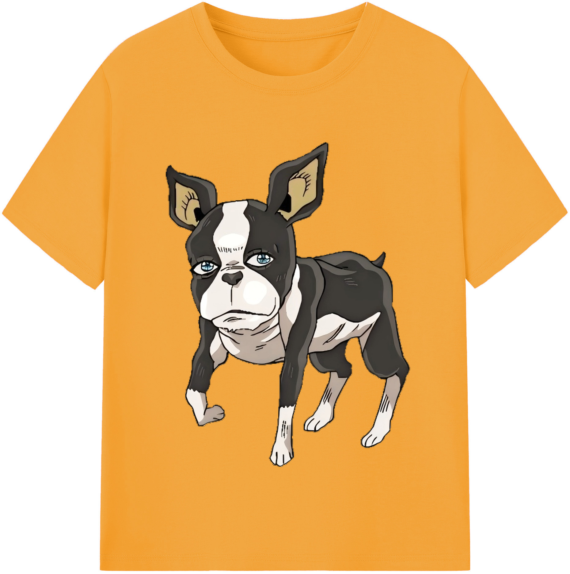 （画像用） ジョジョの奇妙な冒険 イギー JoJo's Bizarre Adventure Iggy 綿100％半袖Tシャツ（フロントプリント）
