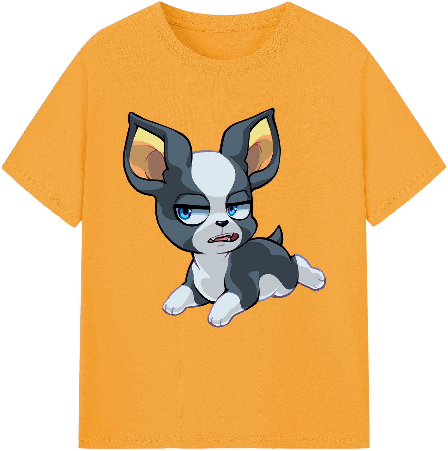 （画像用） ジョジョの奇妙な冒険 イギー JoJo's Bizarre Adventure Iggy 綿100％半袖Tシャツ（フロントプリント）
