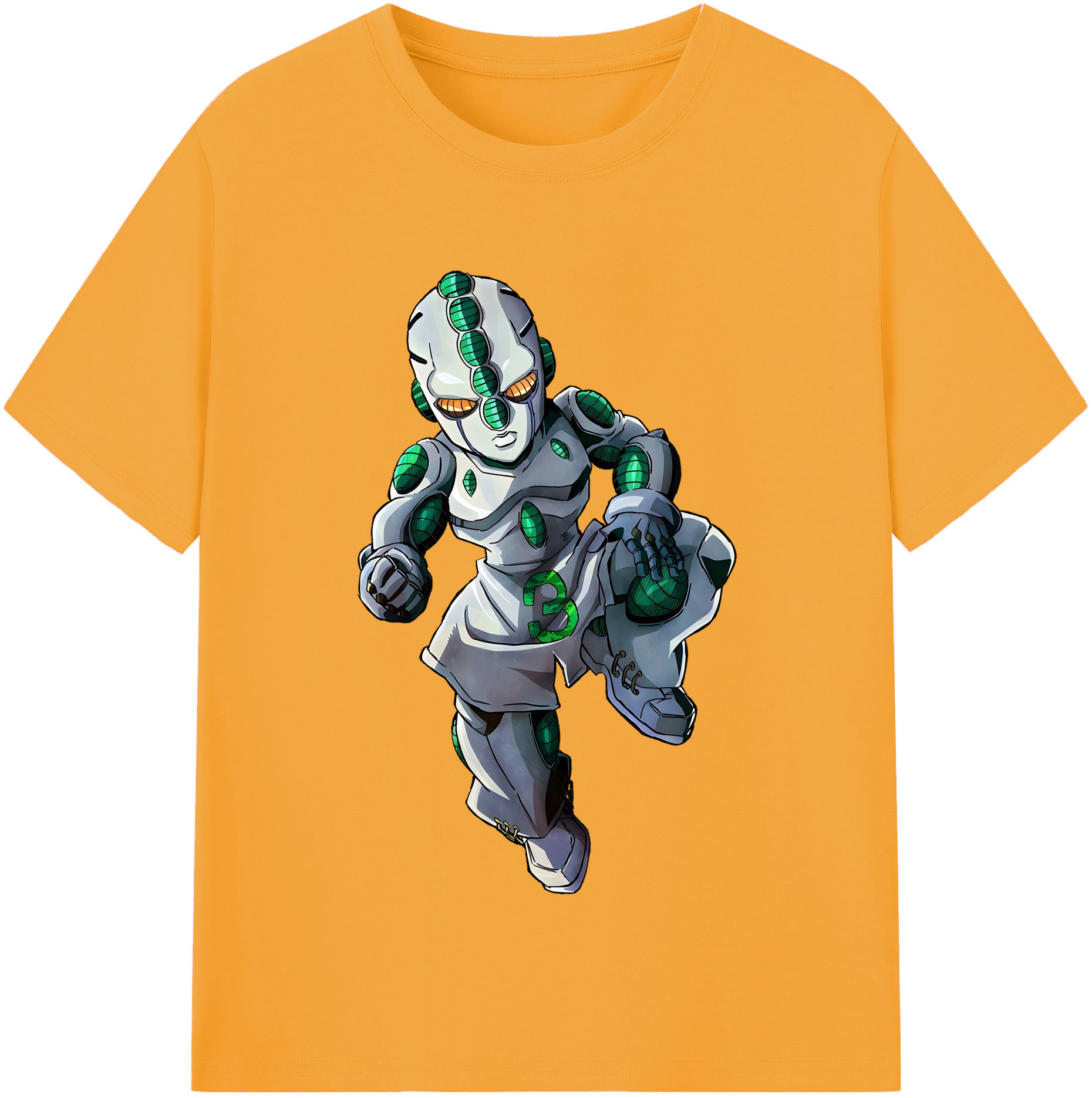 （画像用） ジョジョの奇妙な冒険 広瀨康一 JoJo's Bizarre Adventure Hirose Koichi 綿100％半袖Tシャツ（フロントプリント）