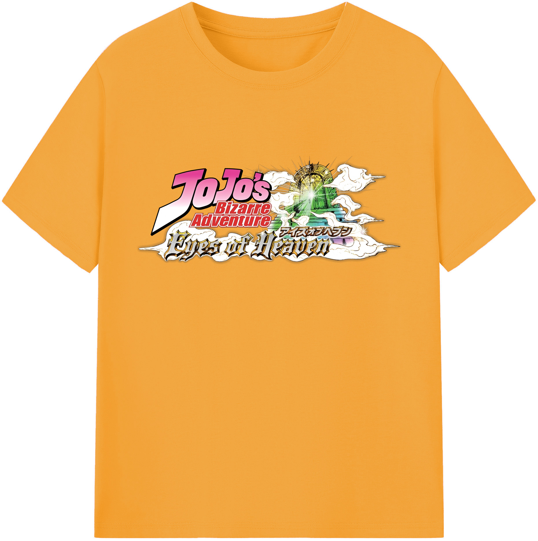 （画像用） ジョジョの奇妙な冒険 JoJo's Bizarre Adventure 綿100％半袖Tシャツ（フロントプリント）