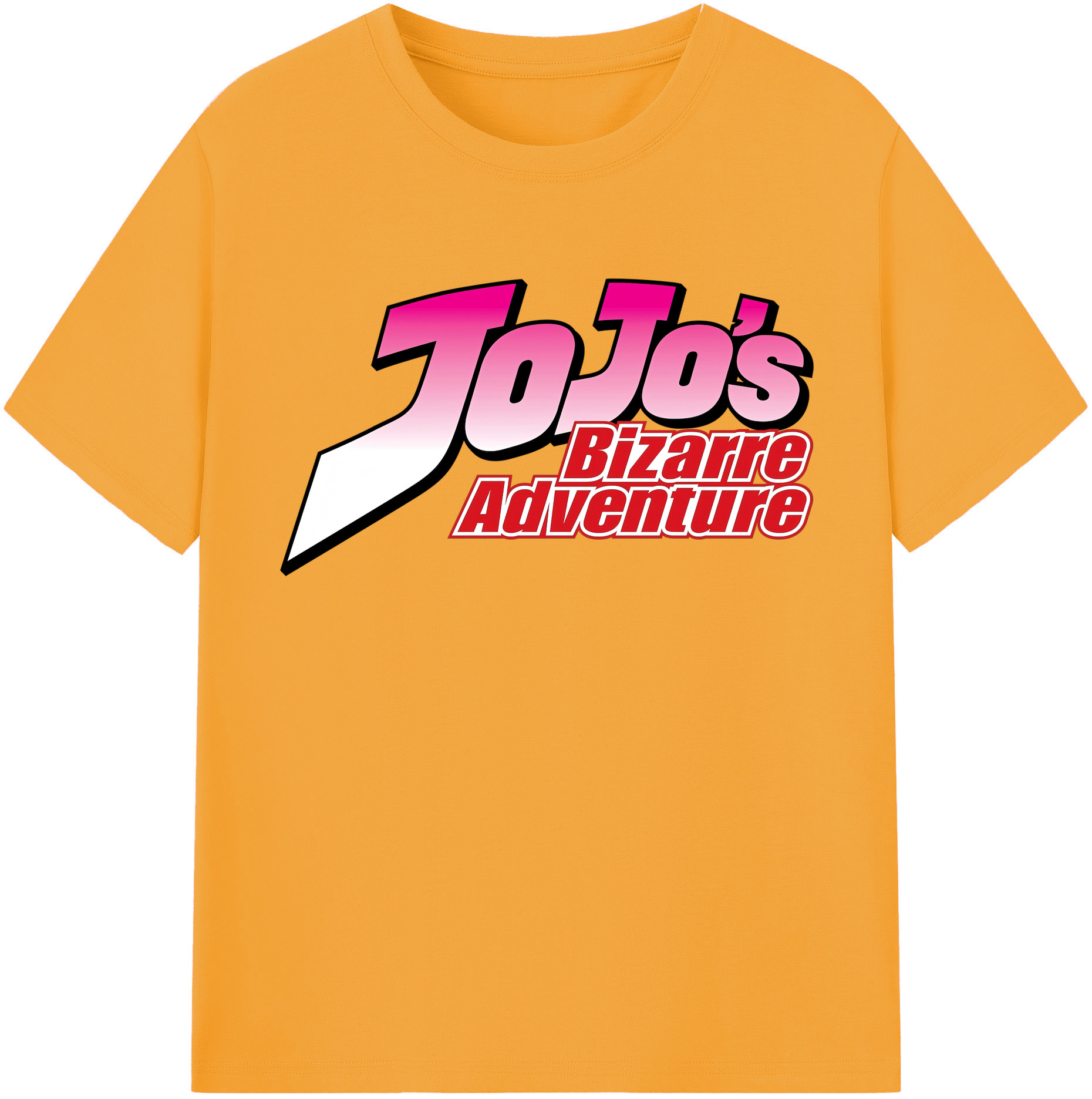 （画像用） ジョジョの奇妙な冒険 JoJo's Bizarre Adventure 綿100％半袖Tシャツ（フロントプリント）
