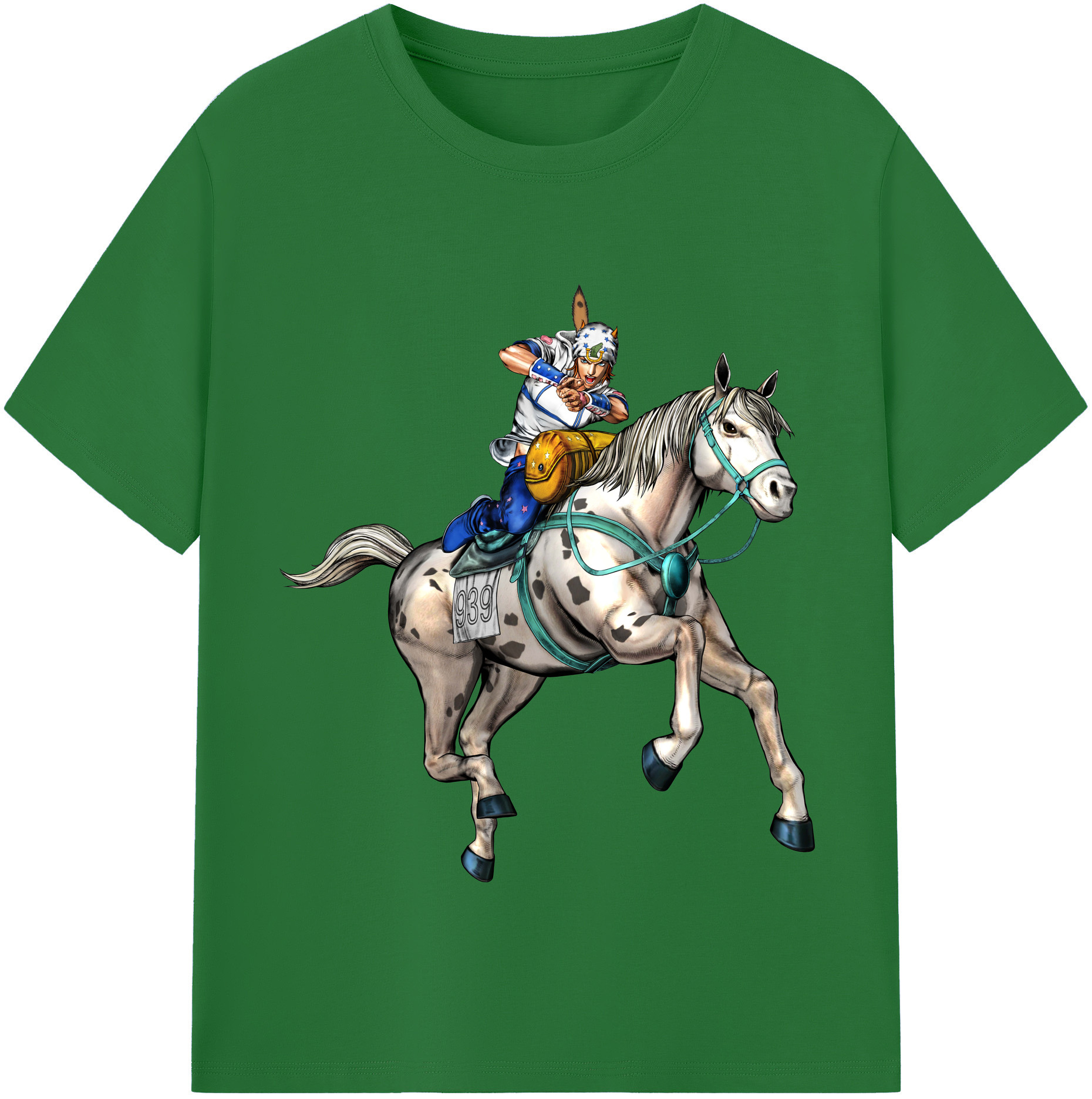 （画像用） ジョジョの奇妙な冒険 ジョナサン?ジョースター JoJo's Bizarre Adventure Jonathan Joestar 綿100％半袖Tシャツ（フロントプリント）