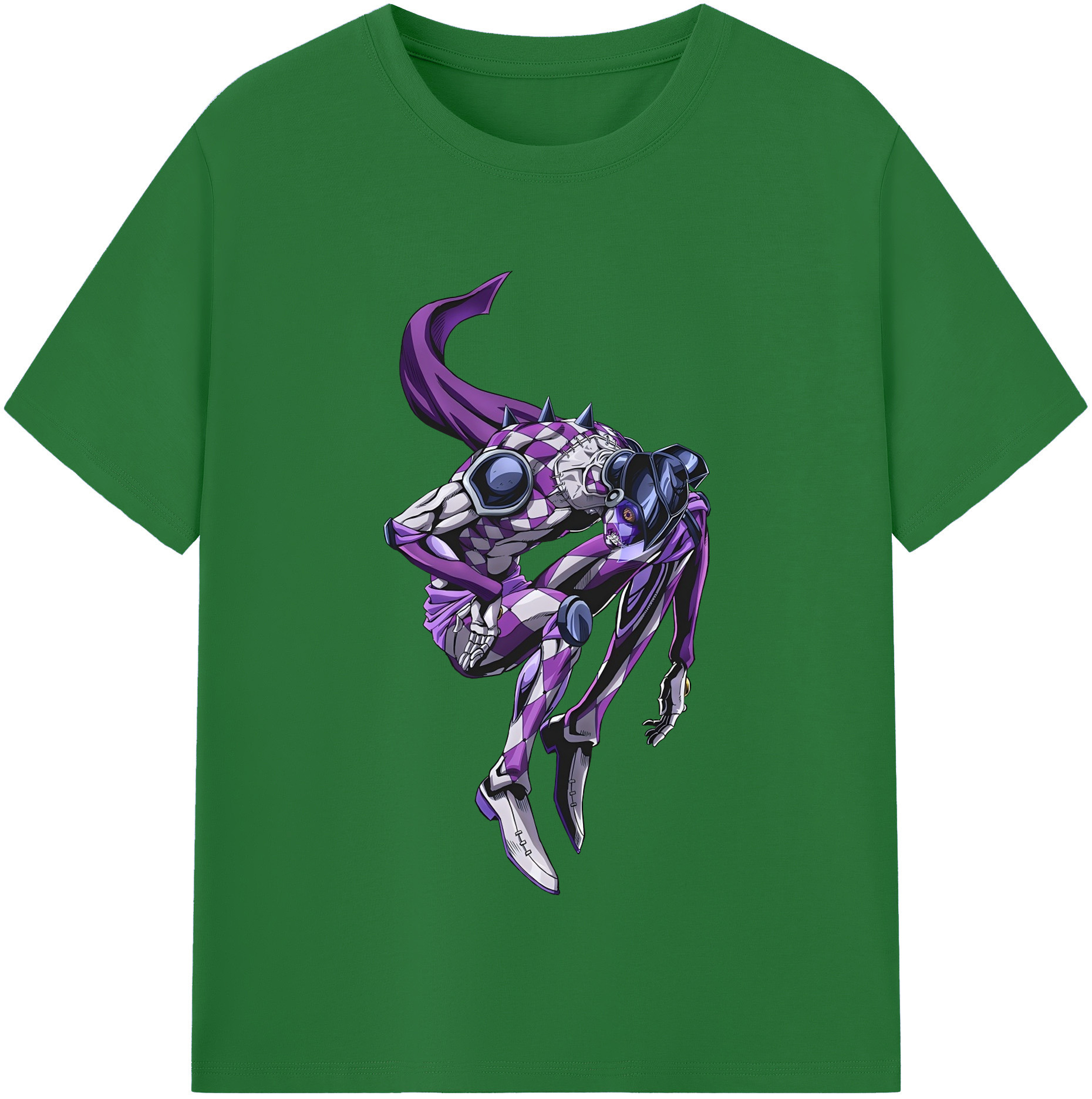 （画像用） ジョジョの奇妙な冒険 パンナコッタ?フー JoJo's Bizarre Adventure Pannacotta Fugo 綿100％半袖Tシャツ（フロントプリント）
