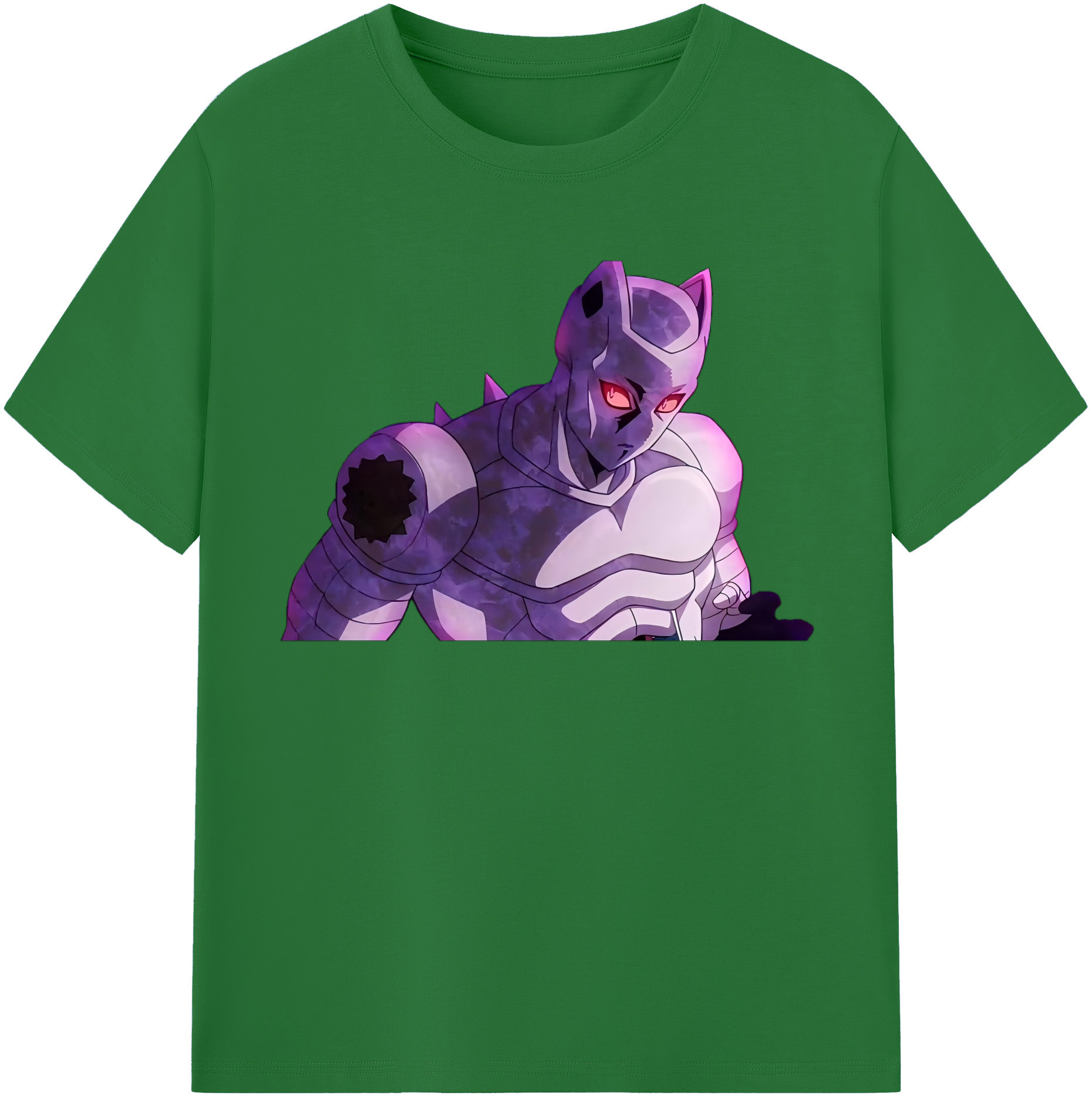 （画像用） ジョジョの奇妙な冒険 きら よしかげ JoJo's Bizarre Adventure Kira Yoshikage 綿100％半袖Tシャツ（フロントプリント）