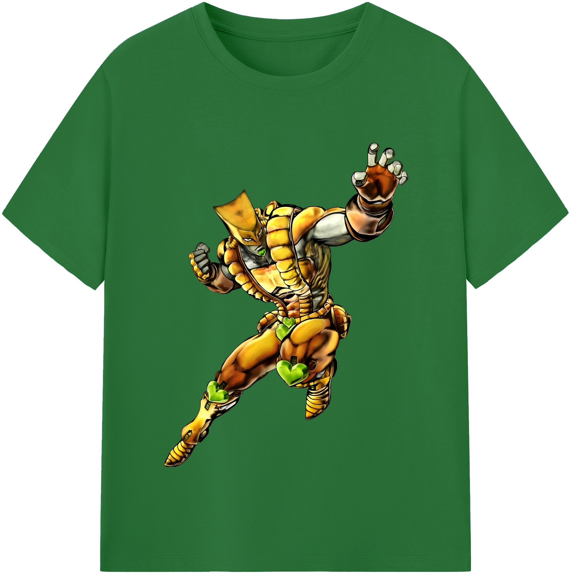 （画像用） ジョジョの奇妙な冒険 ディオ?ブランドー JoJo's Bizarre Adventure Dio Brando 綿100％半袖Tシャツ（フロントプリント）