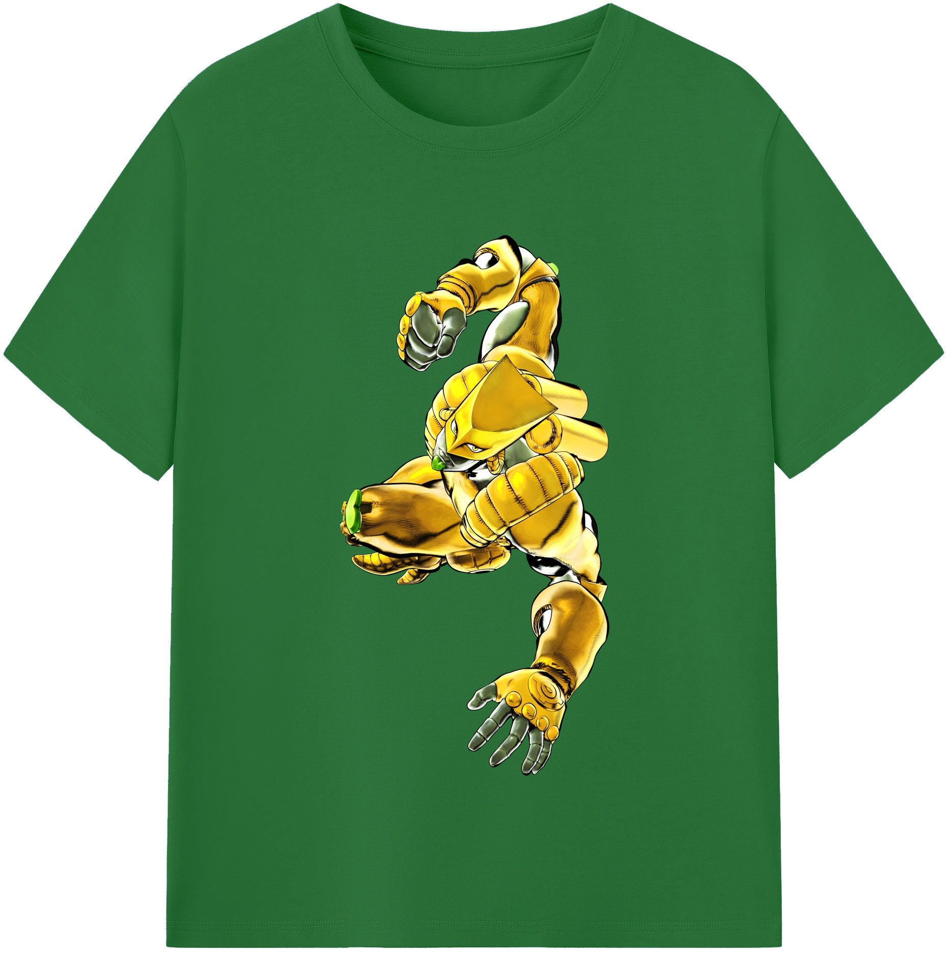 （画像用） ジョジョの奇妙な冒険 ディオ?ブランドー JoJo's Bizarre Adventure Dio Brando 綿100％半袖Tシャツ（フロントプリント）