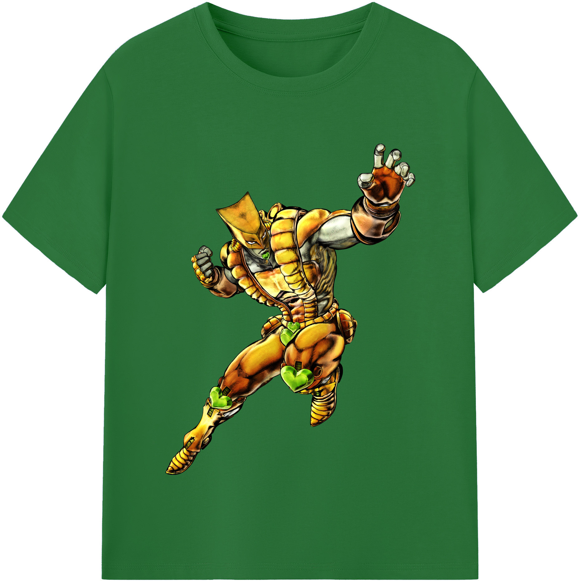 （画像用） ジョジョの奇妙な冒険 ディオ?ブランドー JoJo's Bizarre Adventure Dio Brando 綿100％半袖Tシャツ（フロントプリント）
