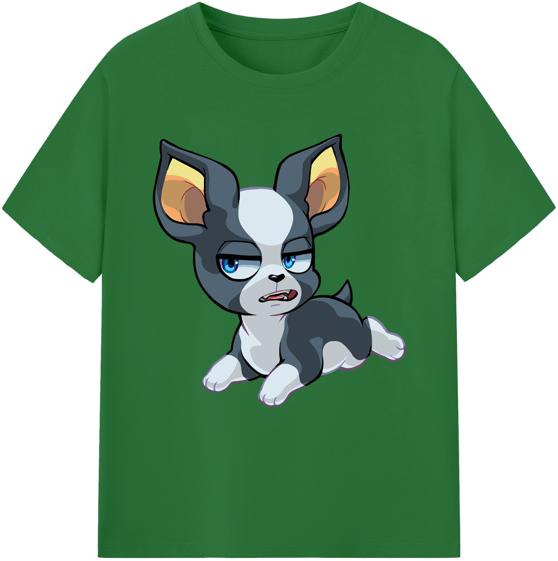 （画像用） ジョジョの奇妙な冒険 イギー JoJo's Bizarre Adventure Iggy 綿100％半袖Tシャツ（フロントプリント）